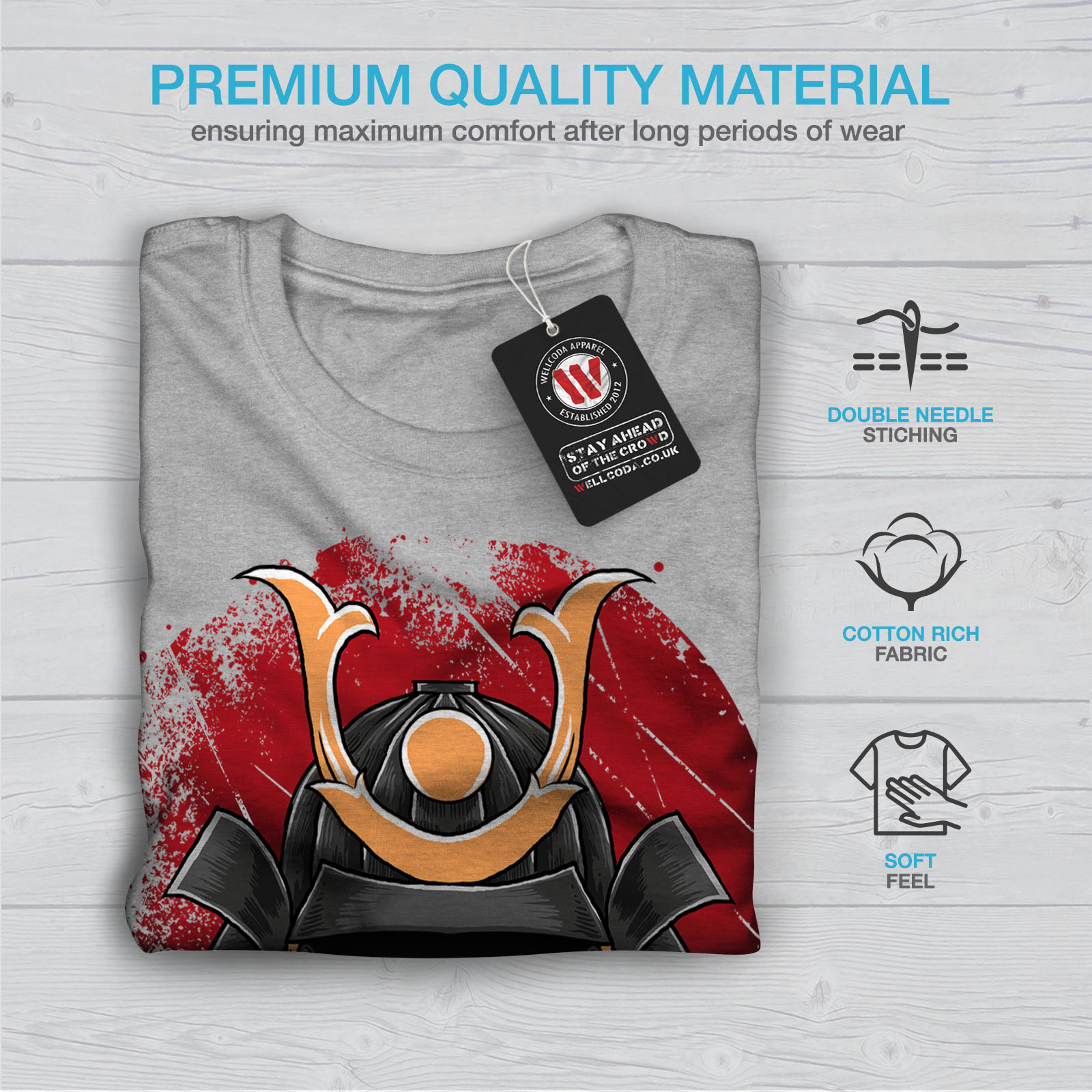 design grafico stampato T-shirt Wellcoda Fidati sono Ronin Divertente Uomo T-shirt