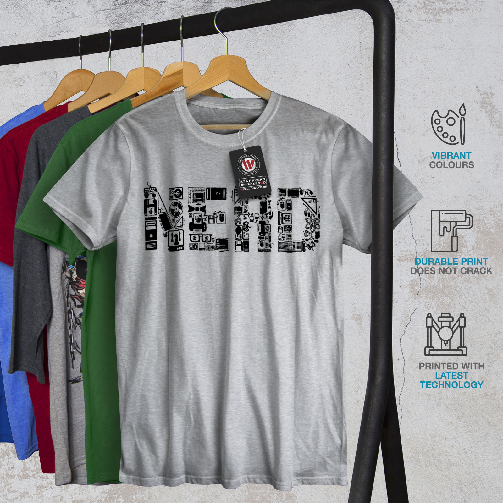 Wellcoda Learn Computer Parts Geek Mens T-shirt Graphic Design Printed Tee