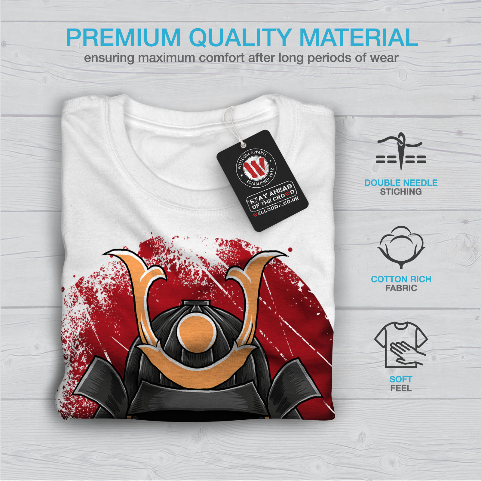 design grafico stampato T-shirt Wellcoda Fidati sono Ronin Divertente Uomo T-shirt
