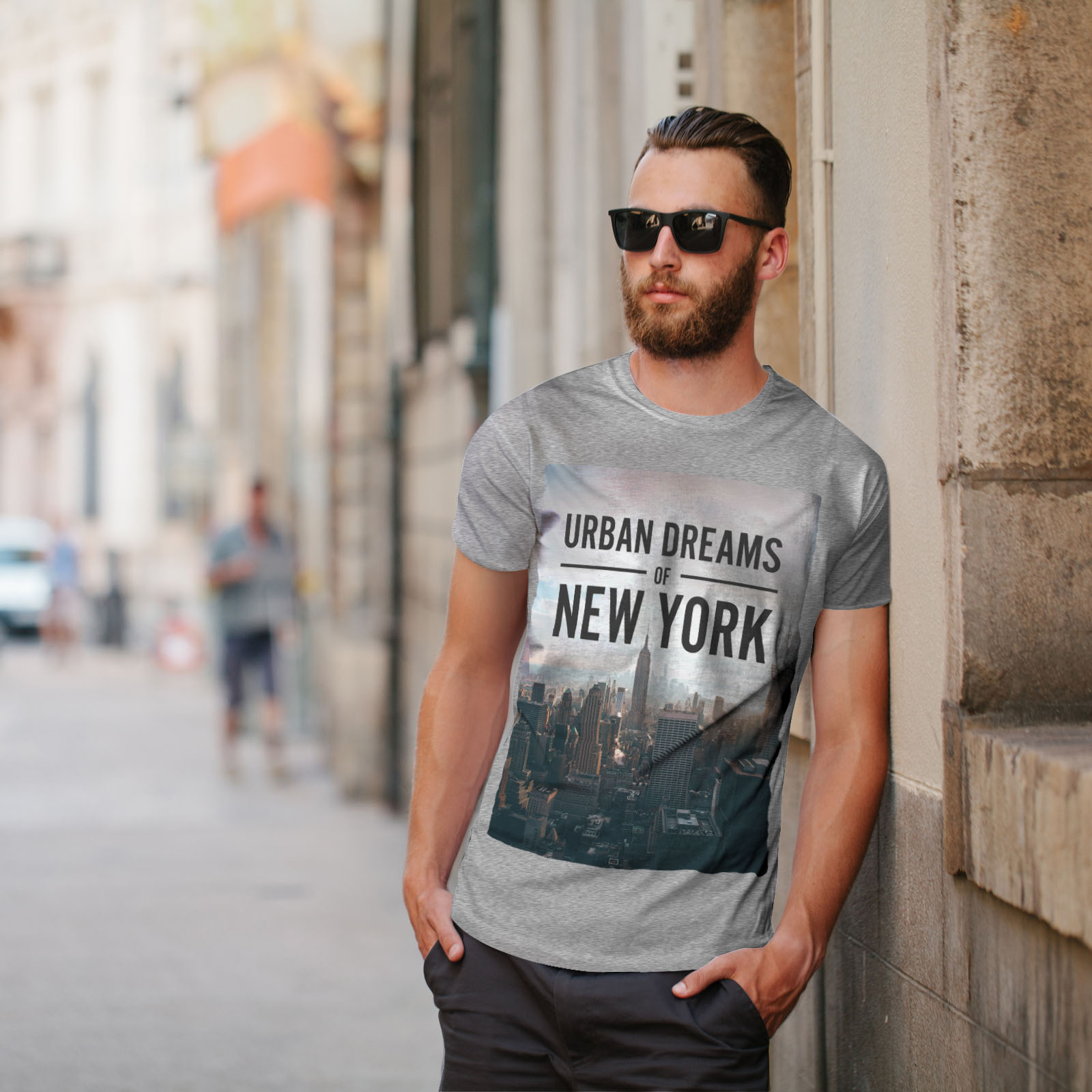 Urban Graphic Design Printed Tee Wellcoda Dream Urban Photo New Mens T-shirt