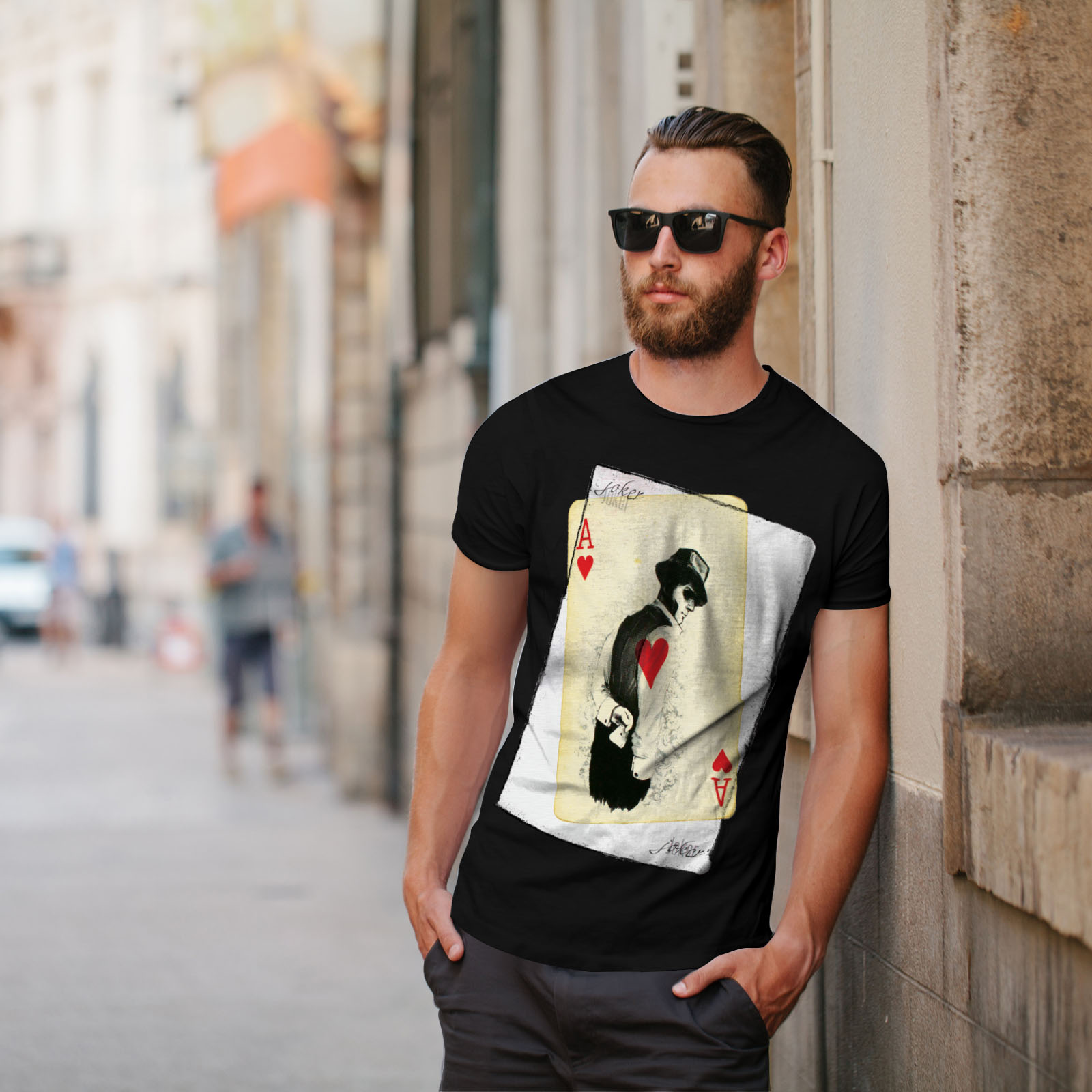 Wellcoda Mysterious Poker Mens T-shirt Gamble Graphic Design Printed Tee