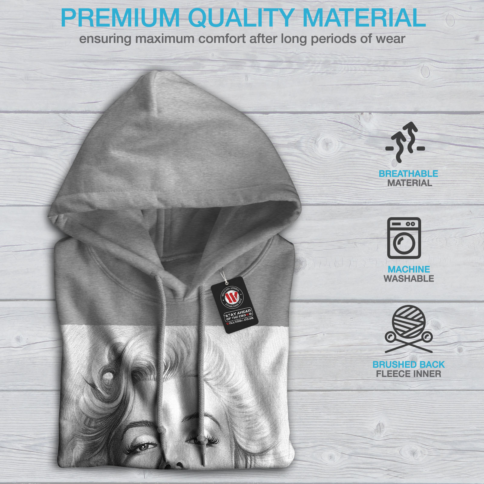 Marilyn Monroe Chick Women Hoodie NEWWellcoda