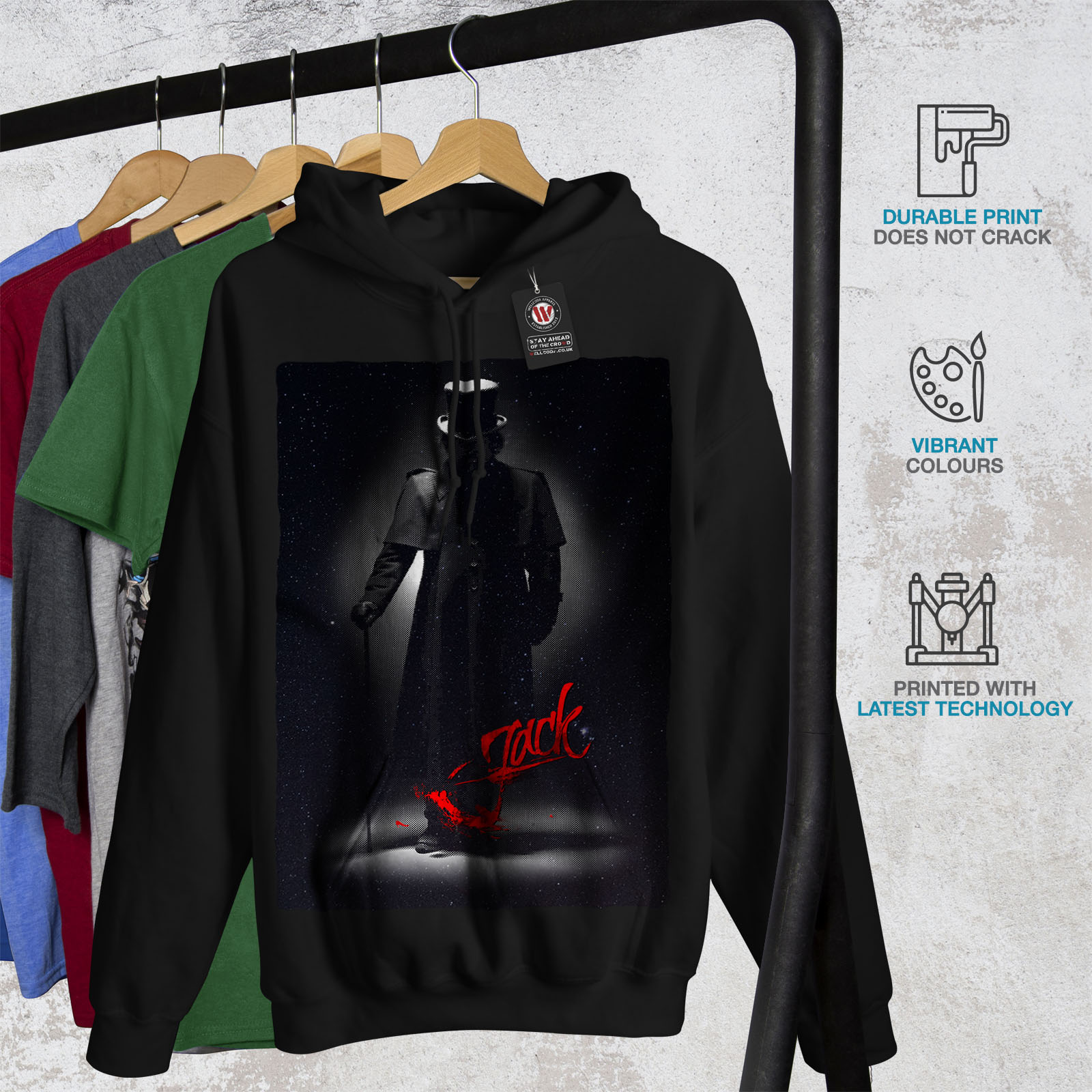 wellcoda Death Apocalypse Mens Sweatshirt Vampire Casual Jumper wellcoda Death Apocalypse Mens Sweatshirt Vampire Casual Jumper