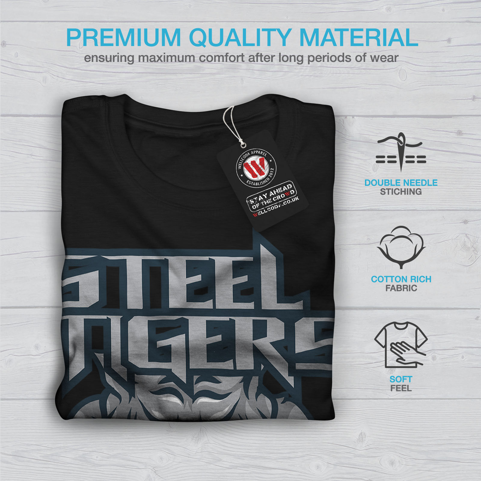 Details about   Wellcoda Tiger Basketball Mens T-shirt Basketball Graphic Design Printed Tee 