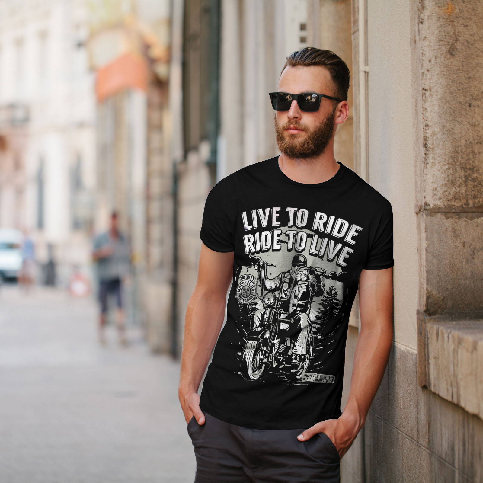 Unisex & Men's T-Shirt Live to Ride