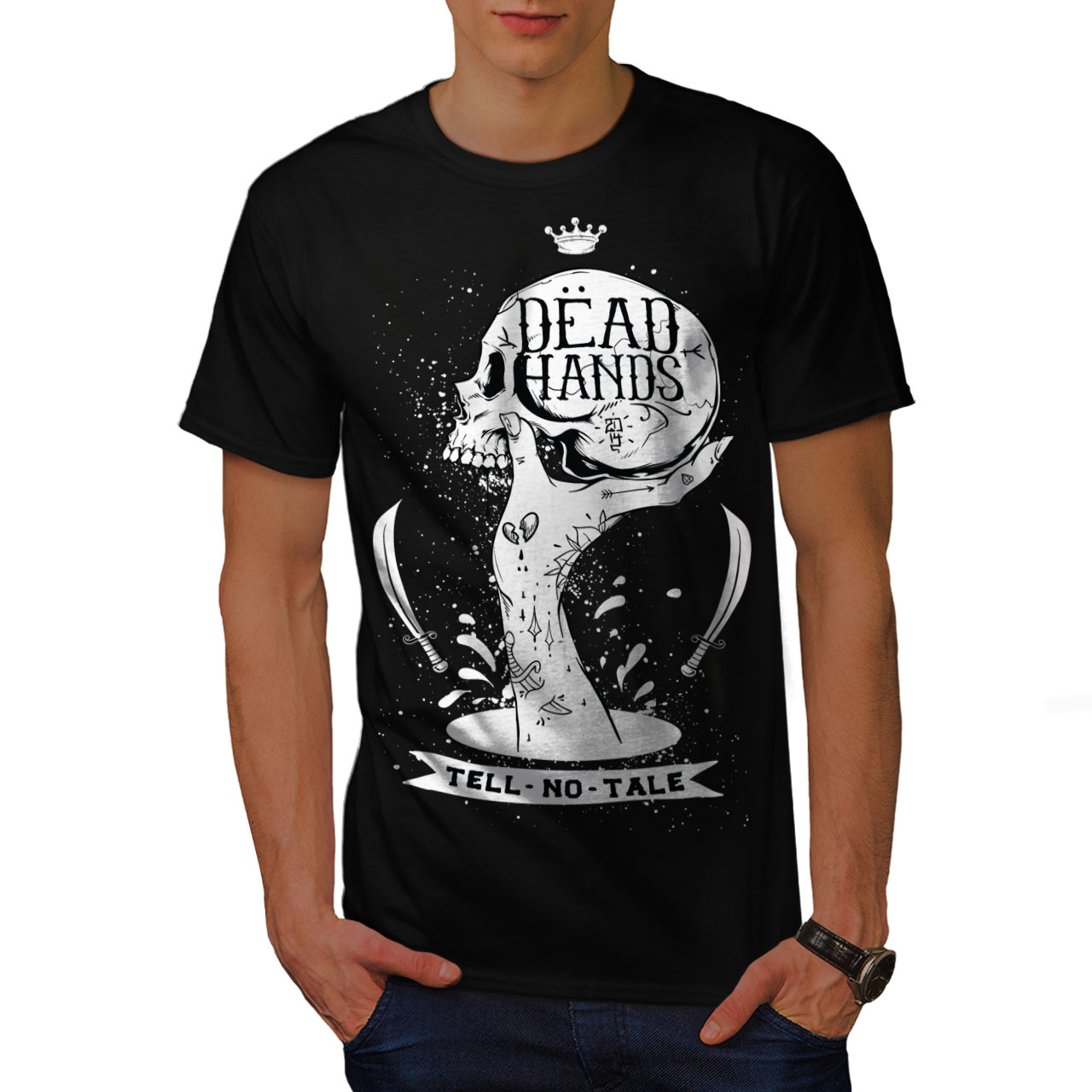 Dettagli su Wellcoda MORTO mano Goth Da Uomo T Shirt, Teschio design grafico stampato T shirt mostra il titolo originale Dettagli su Wellcoda MORTO mano Goth Da Uomo T Shirt, Teschio design grafico stampato T shirt mostra il titolo originale