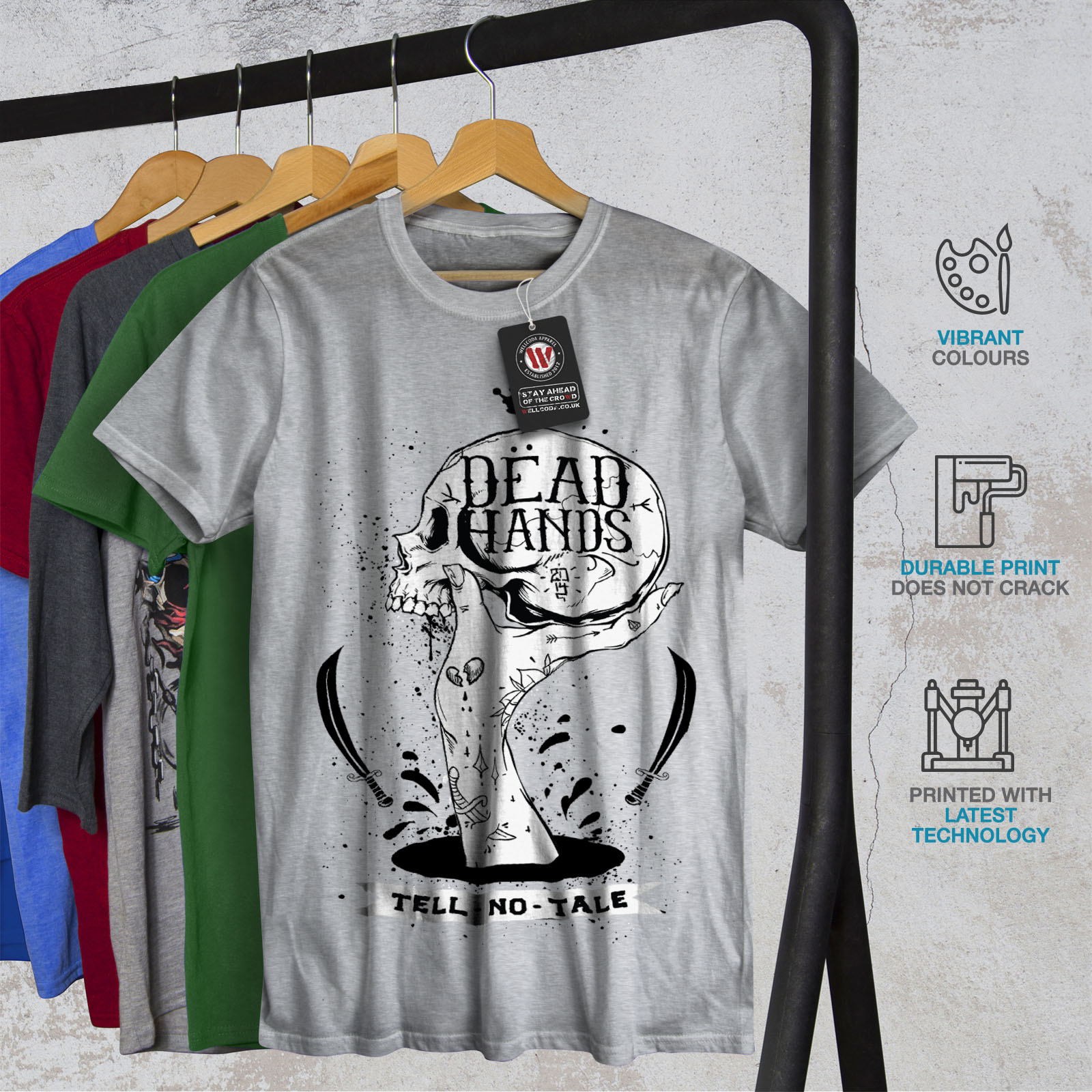 Dettagli su Wellcoda MORTO mano Goth Da Uomo T Shirt, Teschio design grafico stampato T shirt mostra il titolo originale Dettagli su Wellcoda MORTO mano Goth Da Uomo T Shirt, Teschio design grafico stampato T shirt mostra il titolo originale