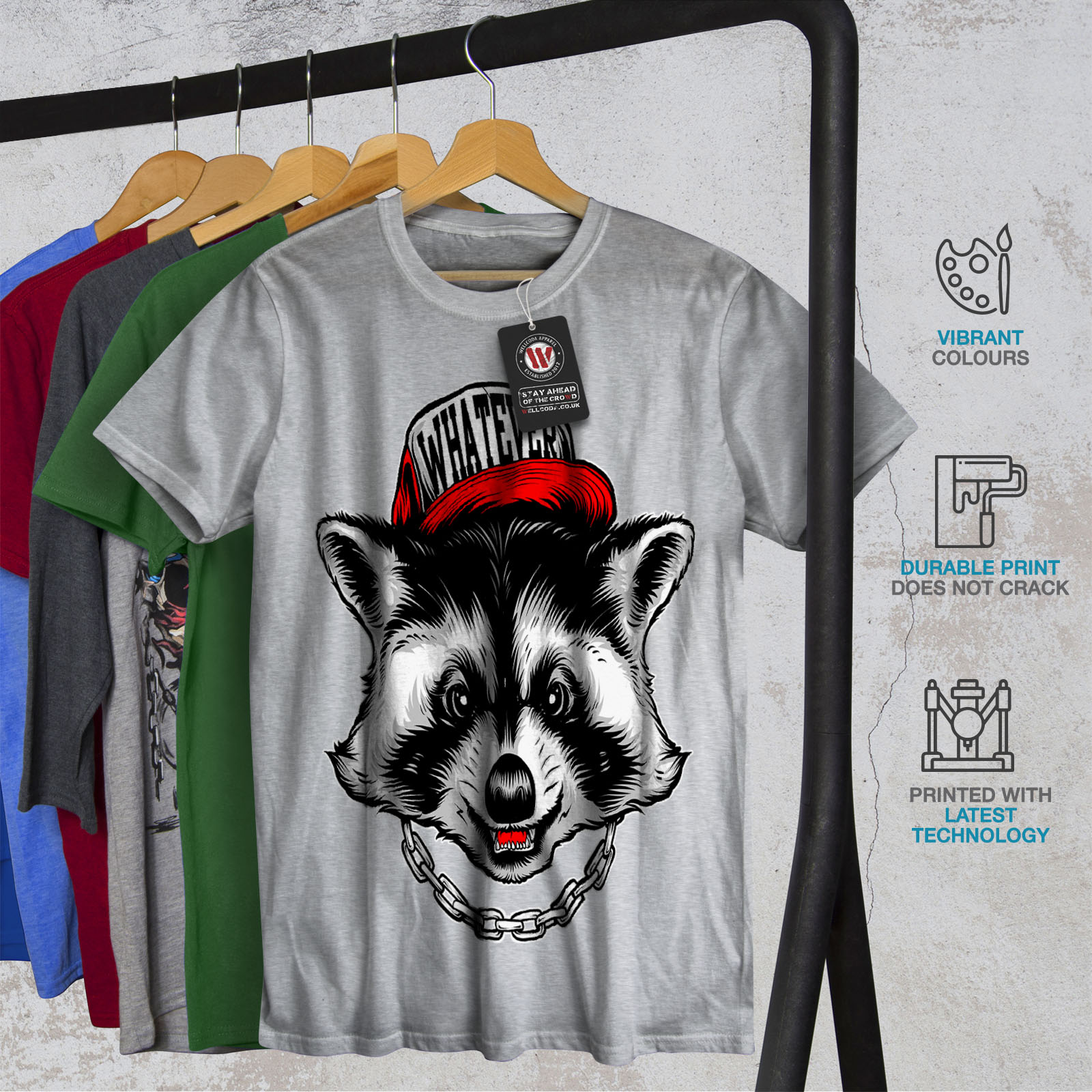 Visible tout RATON LAVEUR Animal T-shirt homme, SWAG SWAG SWAG design graphique imprimé Tee 91e8f3 Visible tout RATON LAVEUR Animal T-shirt homme, SWAG SWAG SWAG design graphique imprimé Tee 91e8f3