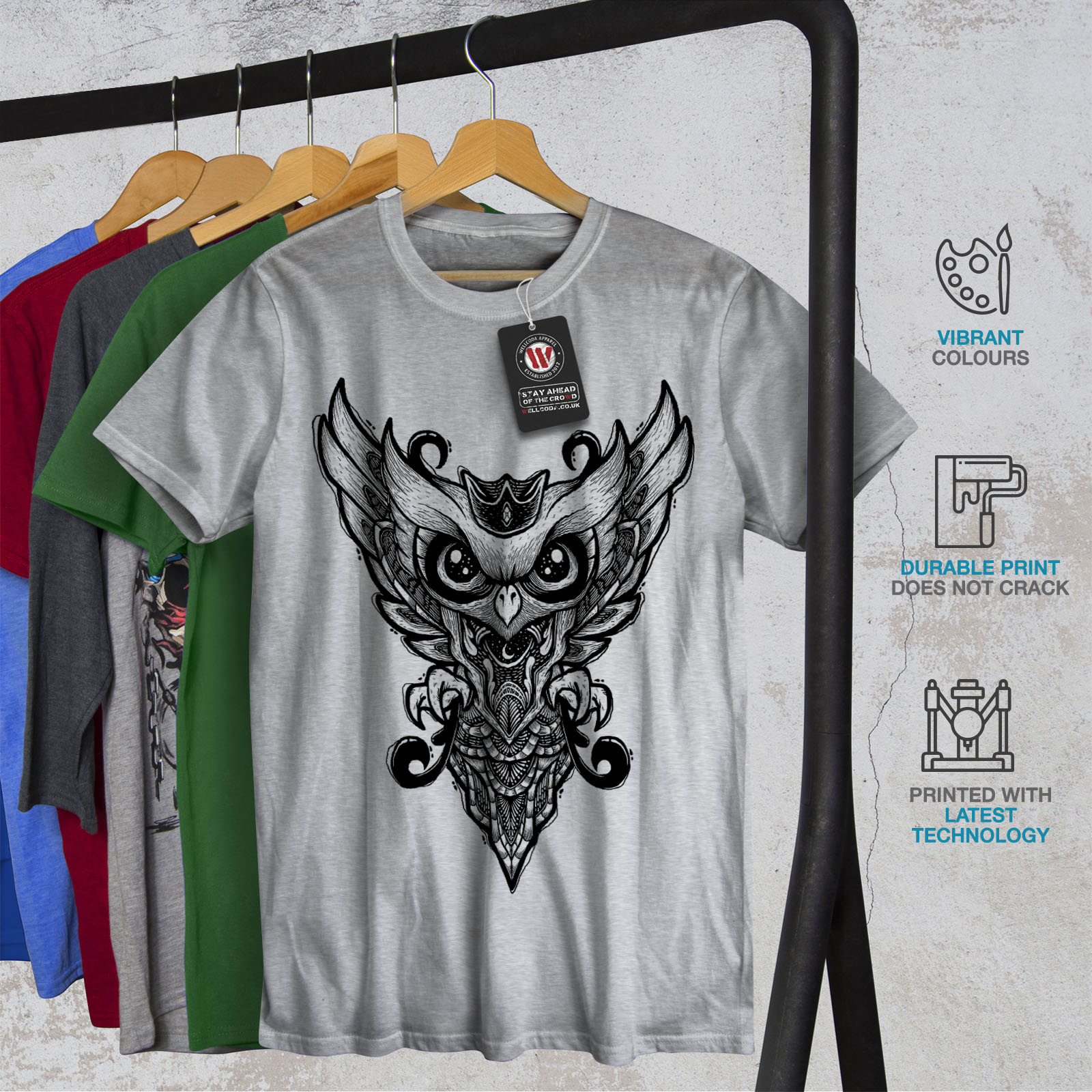 owl printed shirt