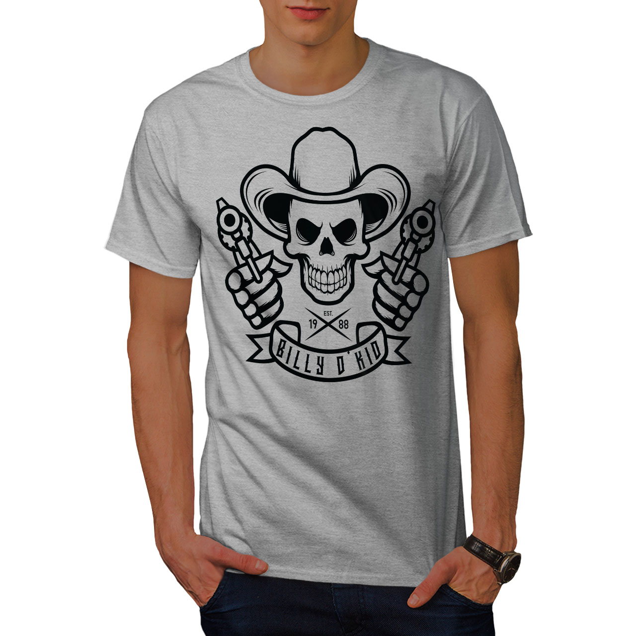 mens western cowboy t shirts