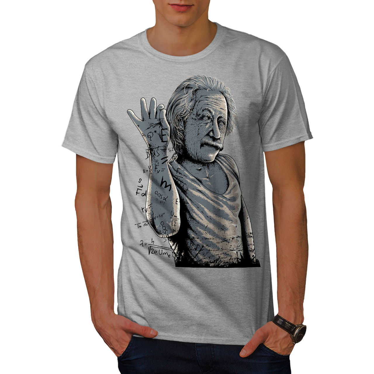 Wellcoda Salt Bae Mens T-shirt, Funny Meme Graphic Design Printed Tee ...