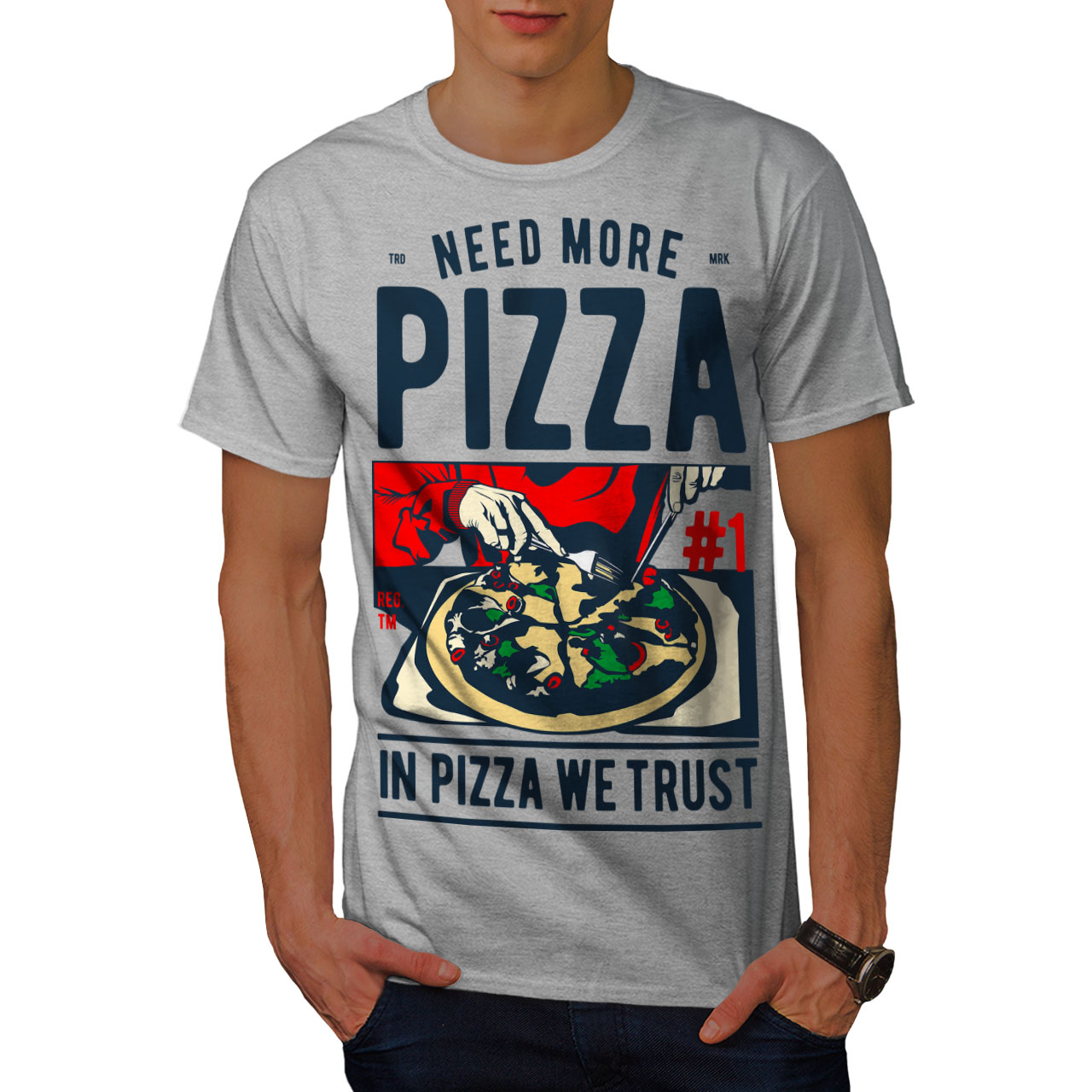 mens pizza shirt