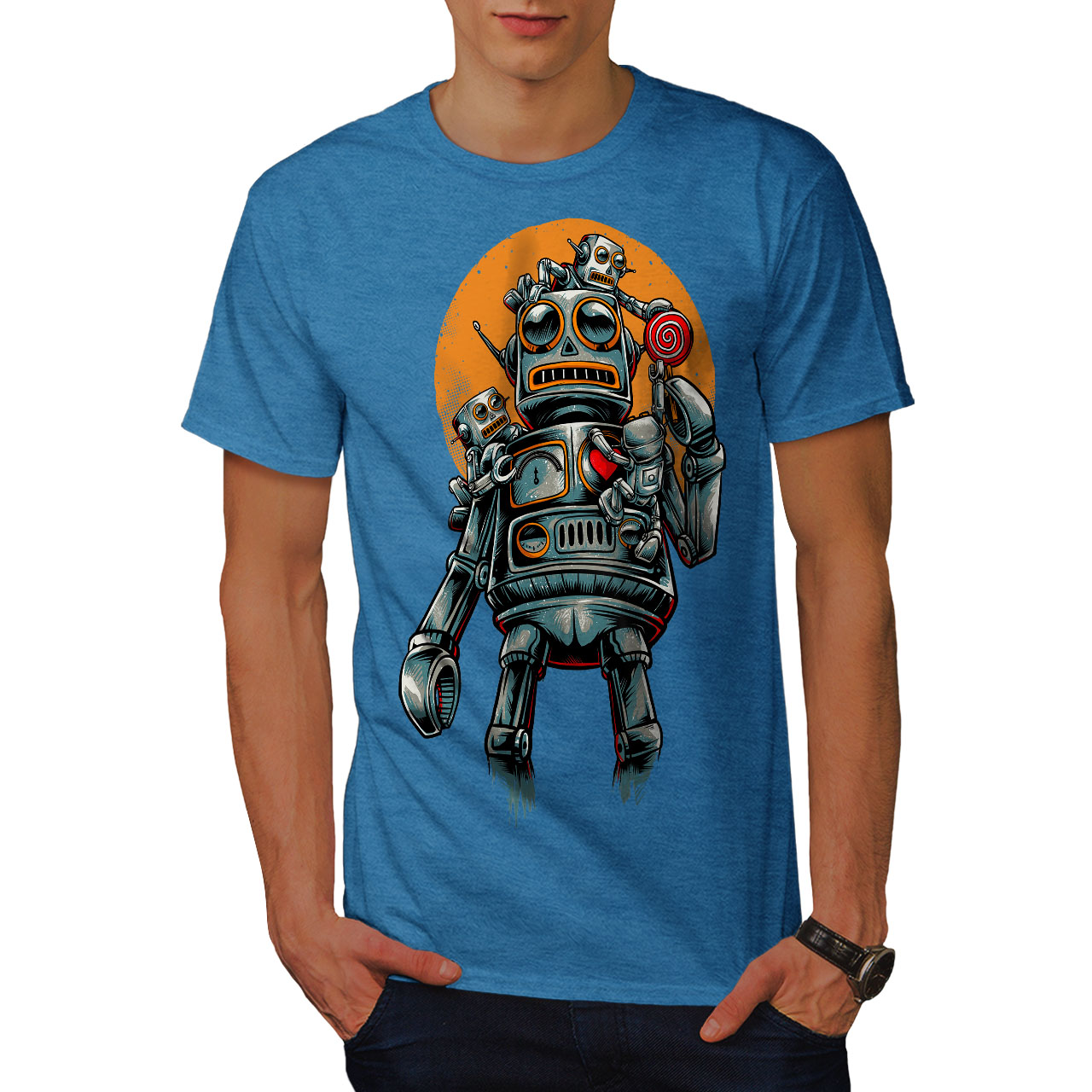hermes robot t shirt