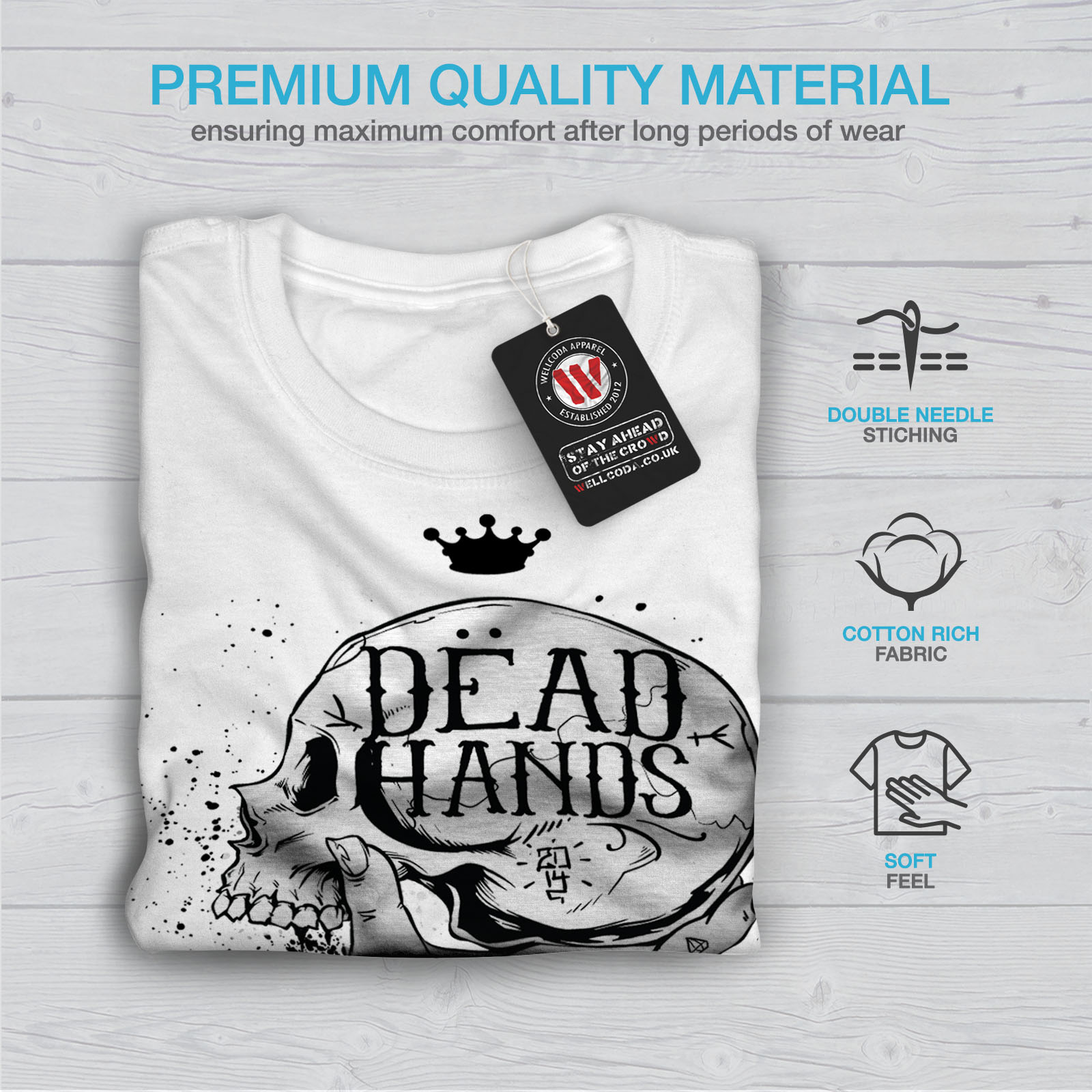 Dettagli su Wellcoda MORTO mano Goth Da Uomo T Shirt, Teschio design grafico stampato T shirt mostra il titolo originale Dettagli su Wellcoda MORTO mano Goth Da Uomo T Shirt, Teschio design grafico stampato T shirt mostra il titolo originale
