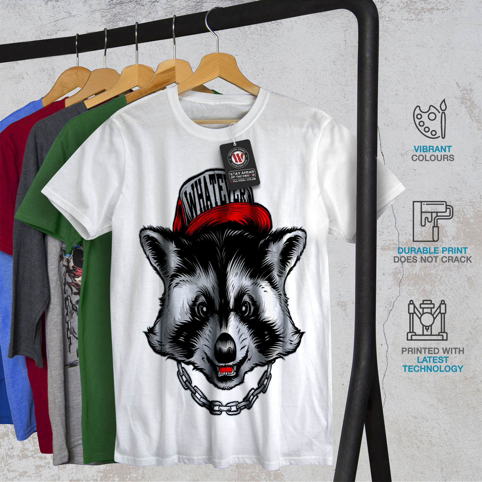 Visible tout RATON LAVEUR Animal T-shirt homme, SWAG SWAG SWAG design graphique imprimé Tee 91e8f3 Visible tout RATON LAVEUR Animal T-shirt homme, SWAG SWAG SWAG design graphique imprimé Tee 91e8f3