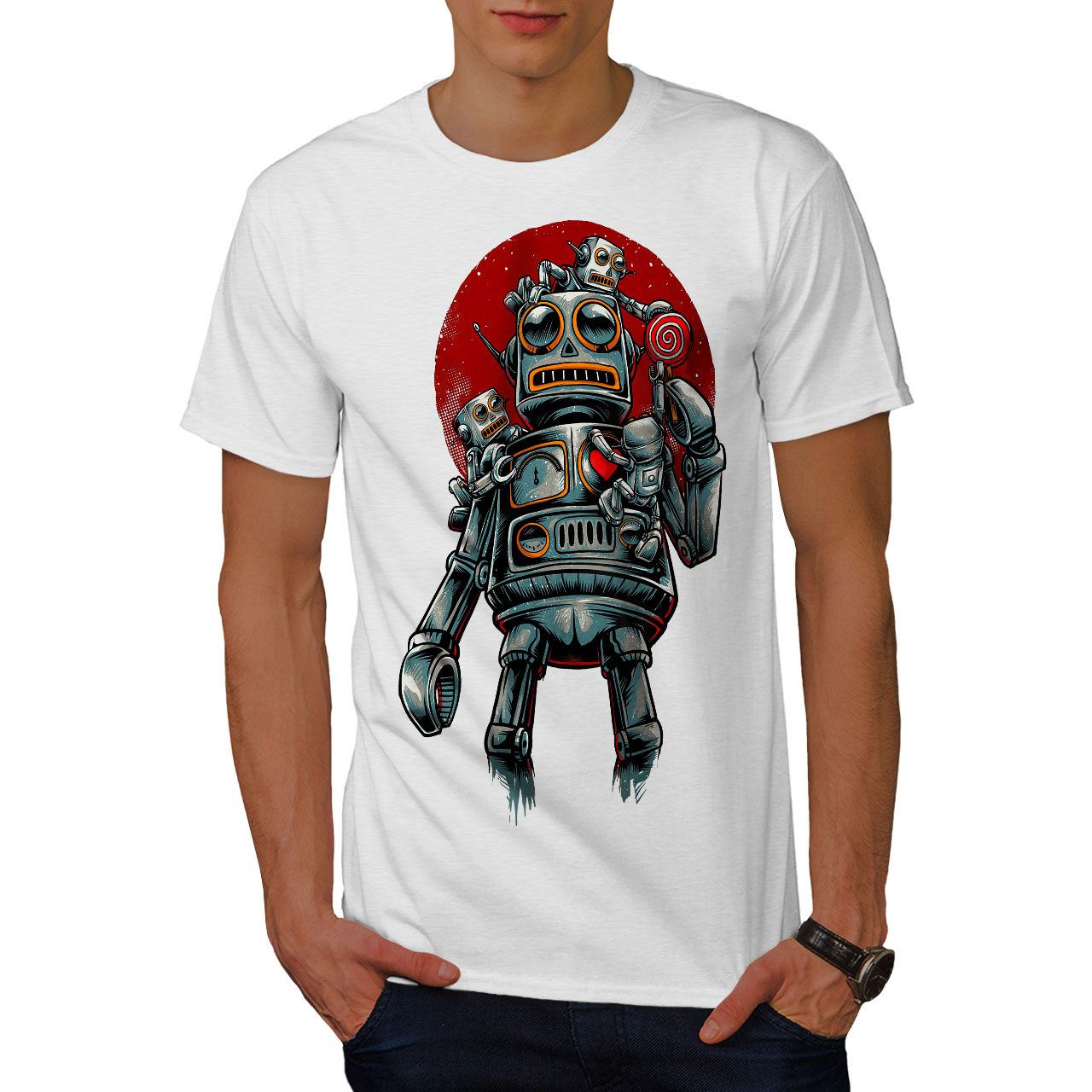 hermes robot t shirt