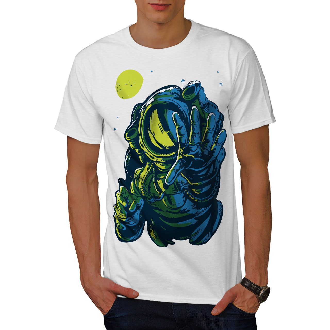 space blue shirt