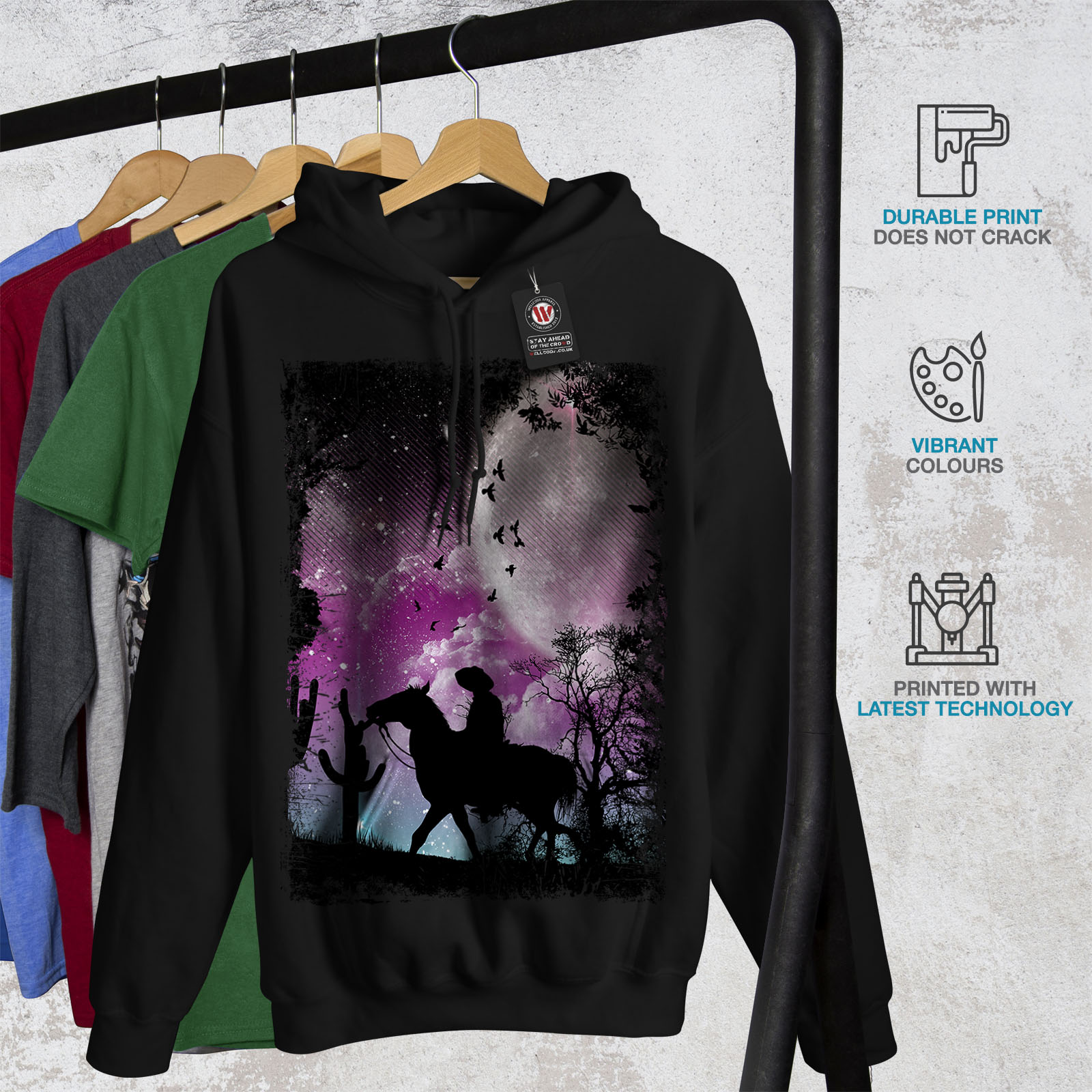 wellcoda Red Desert Photo Mens Sweatshirt America Casual Jumper wellcoda Red Desert Photo Mens Sweatshirt America Casual Jumper