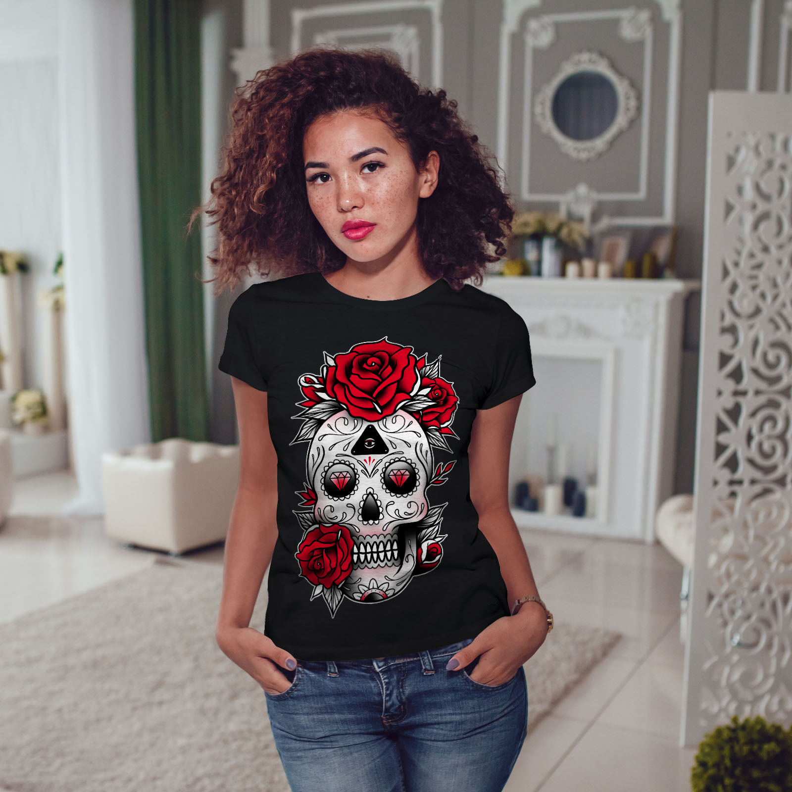 t shirt face design