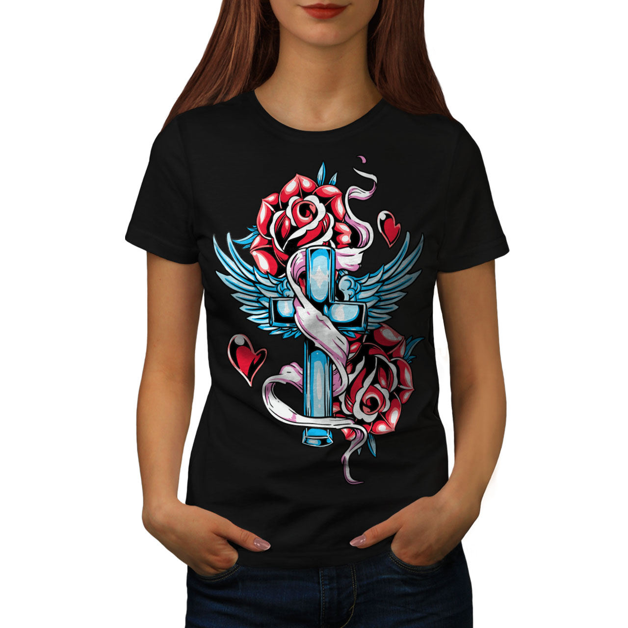 womens angel shirt