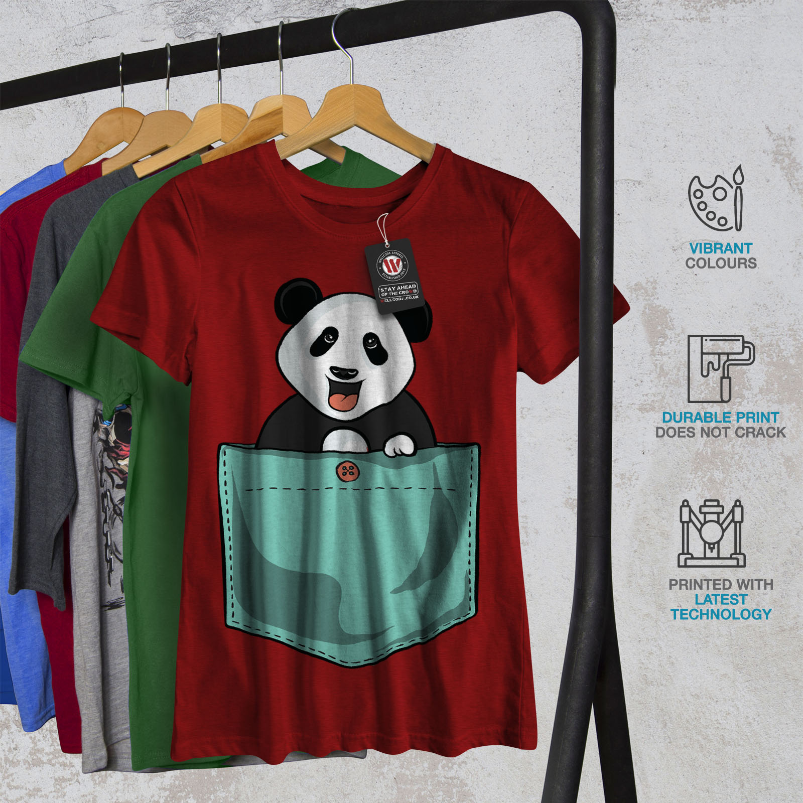 designer panda shirt