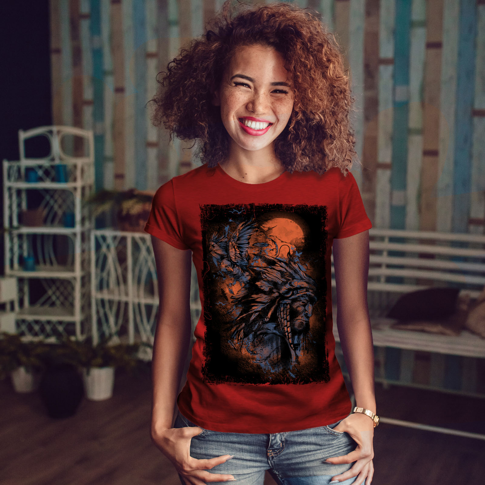 t shirt with a motif h