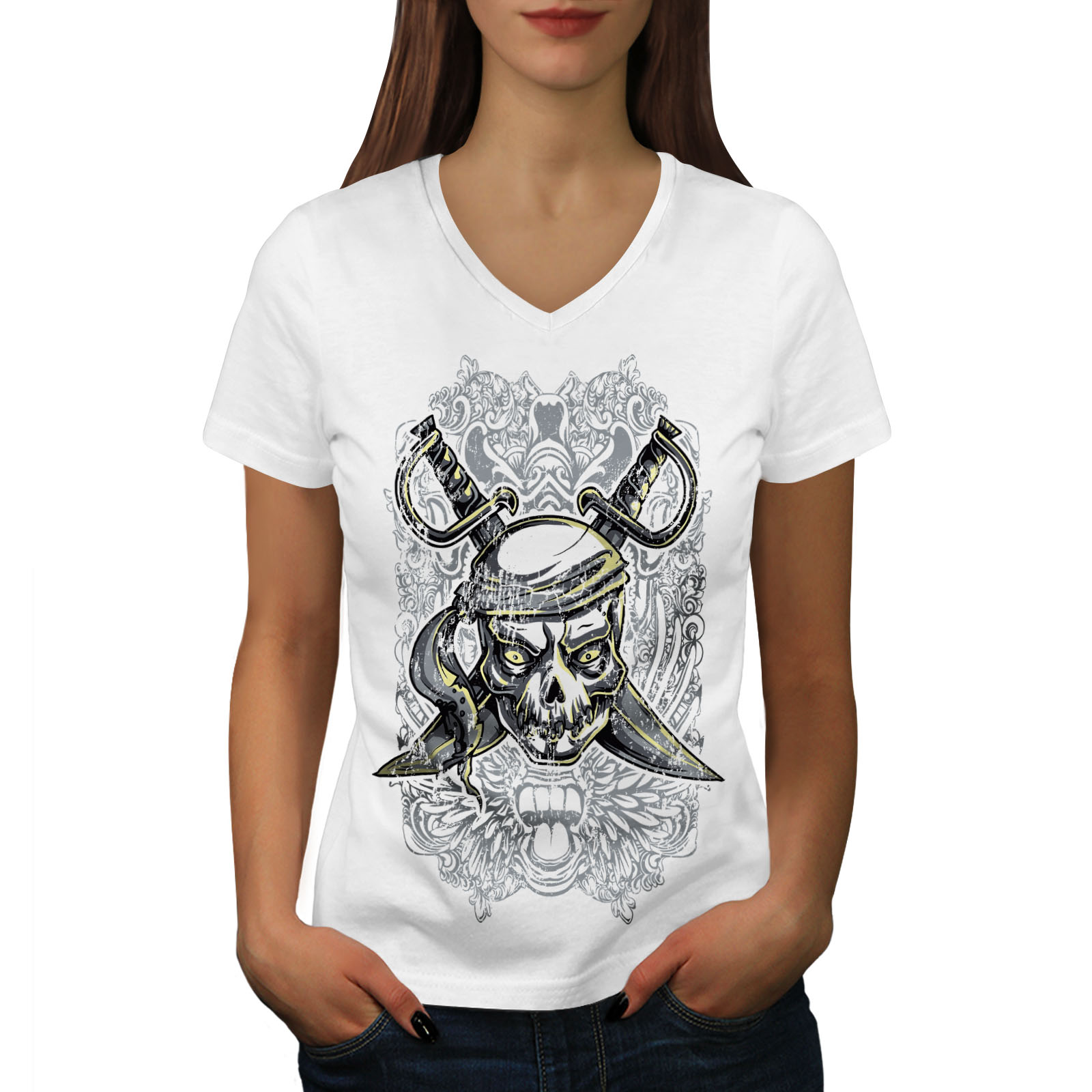 tan pirate shirt