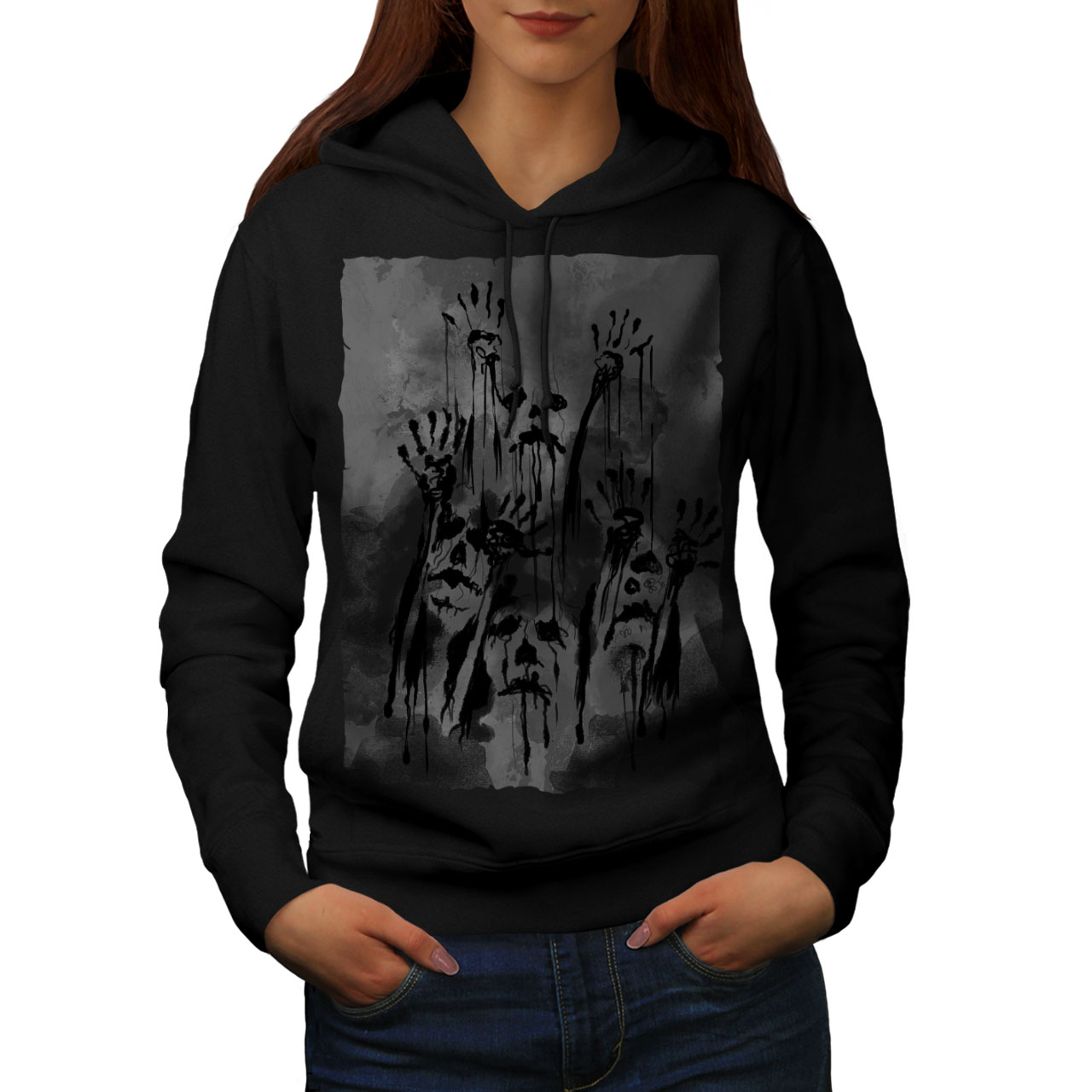 Horror Casual Jumper wellcoda Haunted House Mens Sweatshirt
