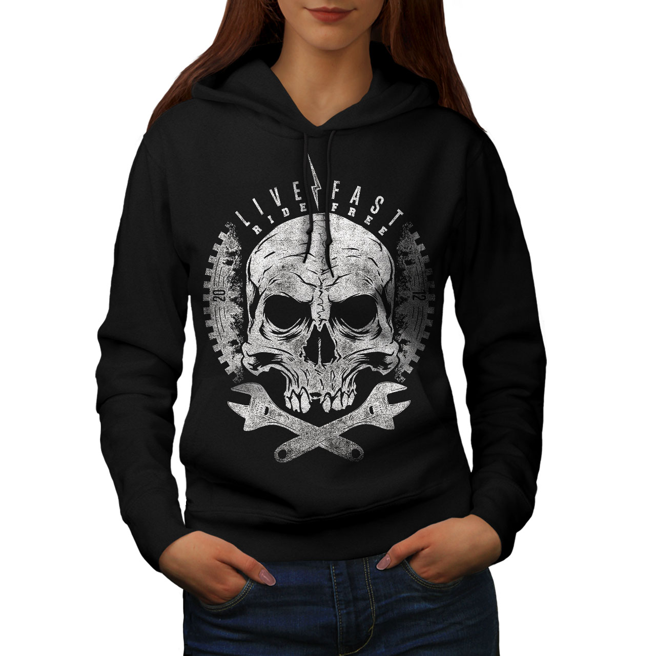 faze skeleton moletom com capuz
