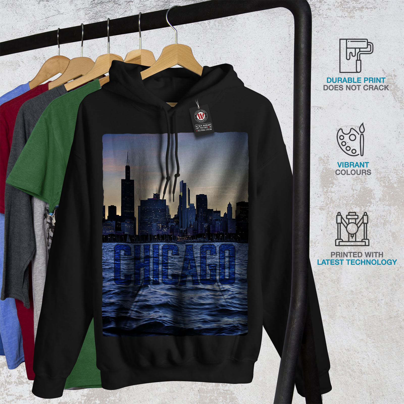 Kaured Comfortable Mens Casual Zip Up Buttons Pocket Long Sleeve Pullover Hoodies Sweatshirt