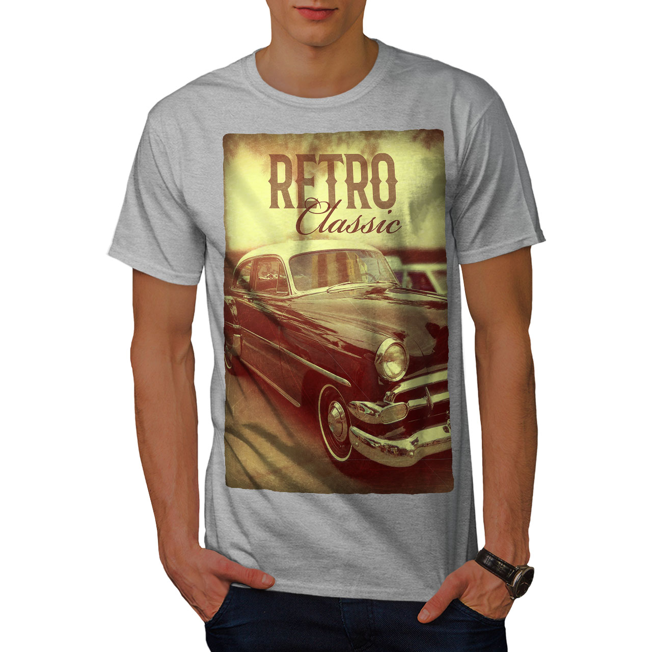 car printed shirts