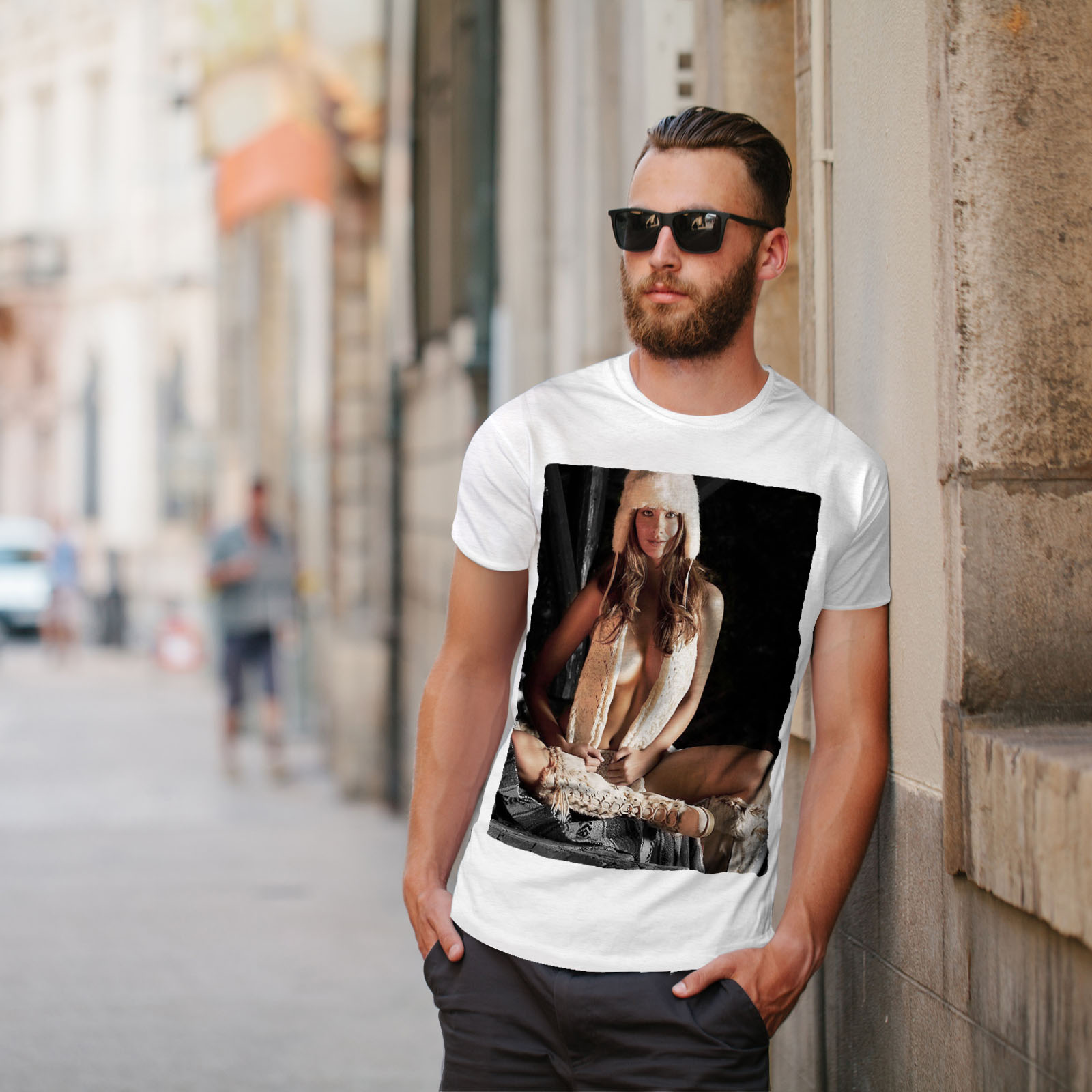 Wellcoda Nude Woman Sexy Mens T-shirt, Lady Graphic Design Printed | eBay