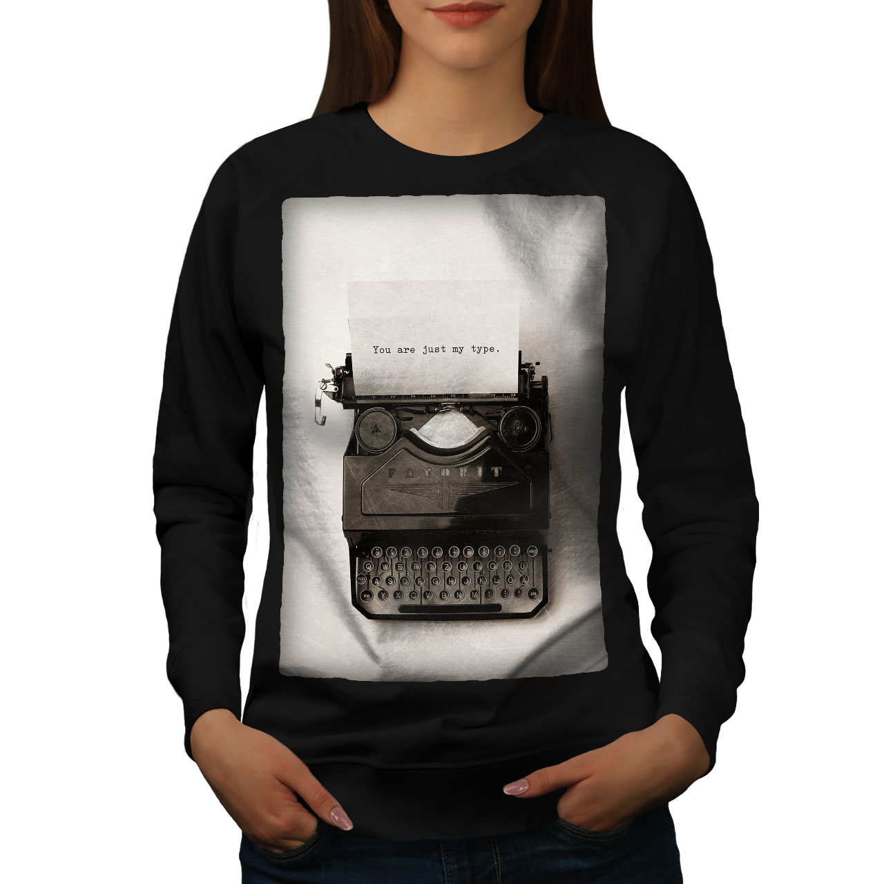 Retro Casual Pullover Jumper Wellcoda Vintage Instruments Womens Sweatshirt