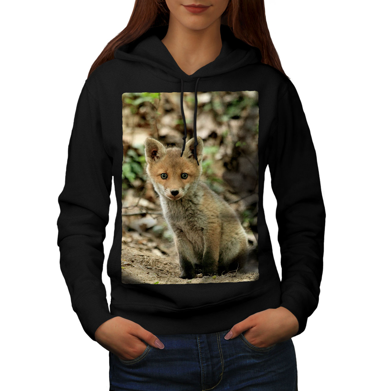 baby fox hoodie