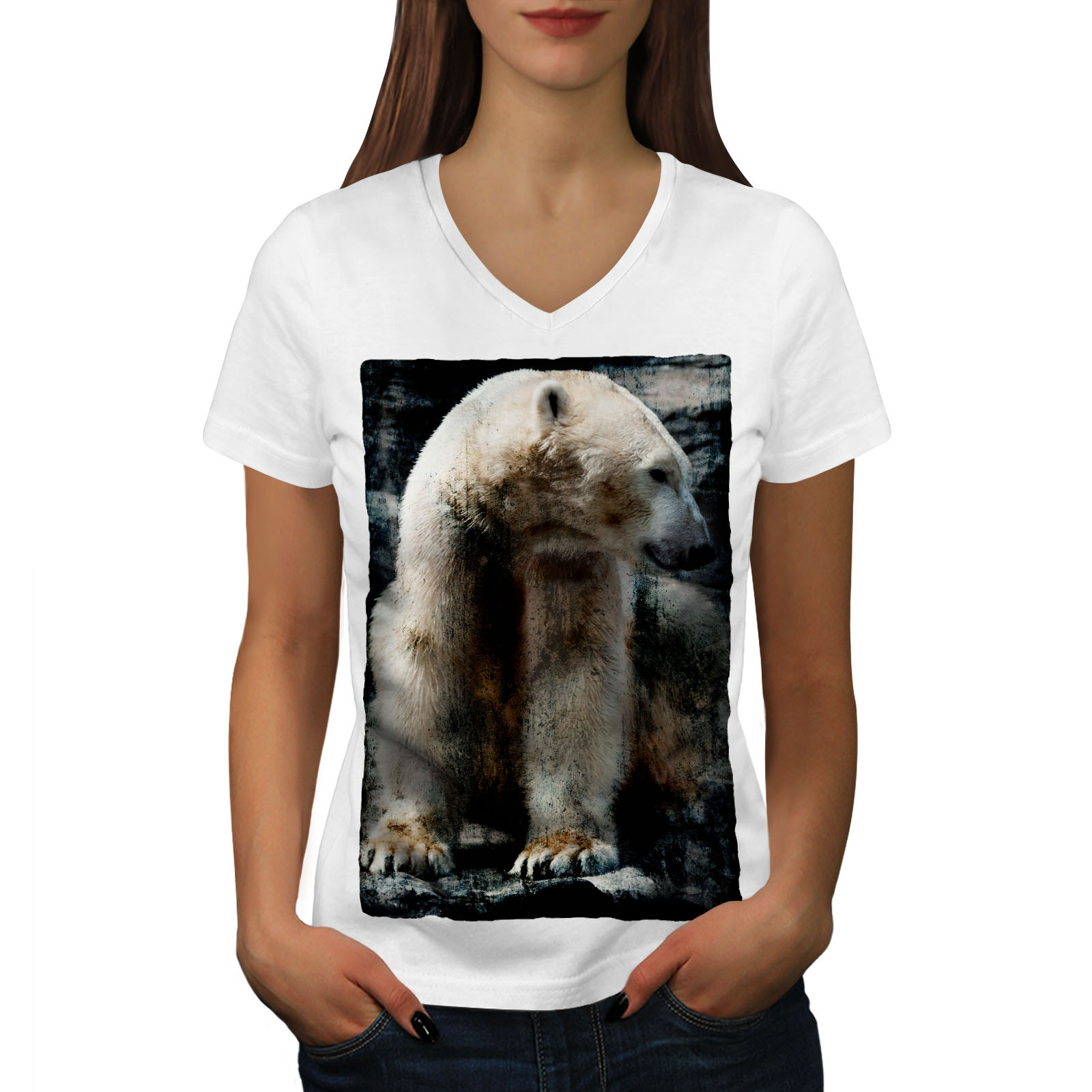 polar t shirt white