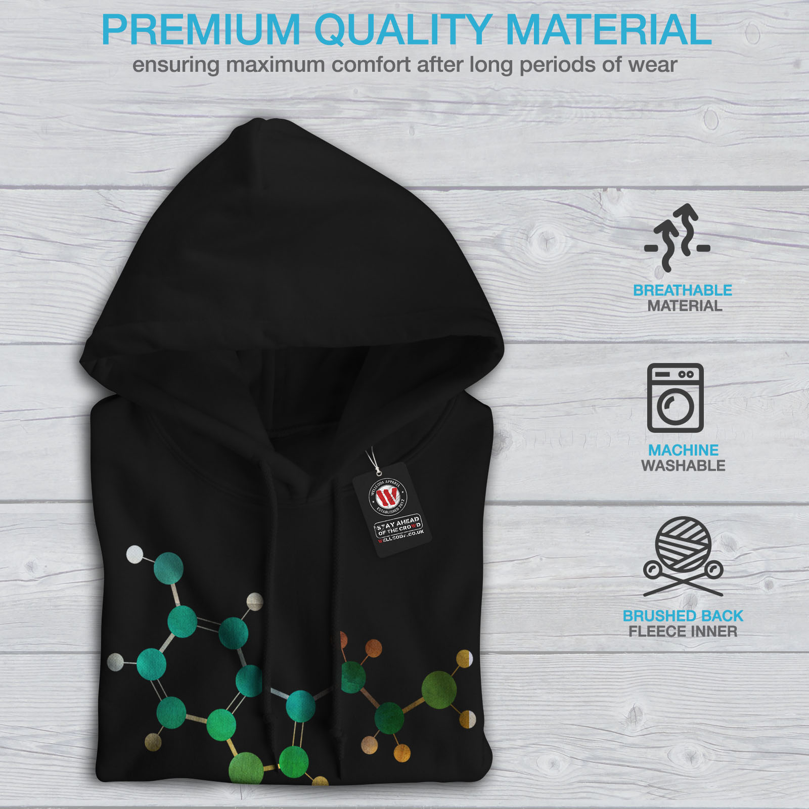 Joyful Casual Jumper wellcoda Formula of Happiness Mens Sweatshirt