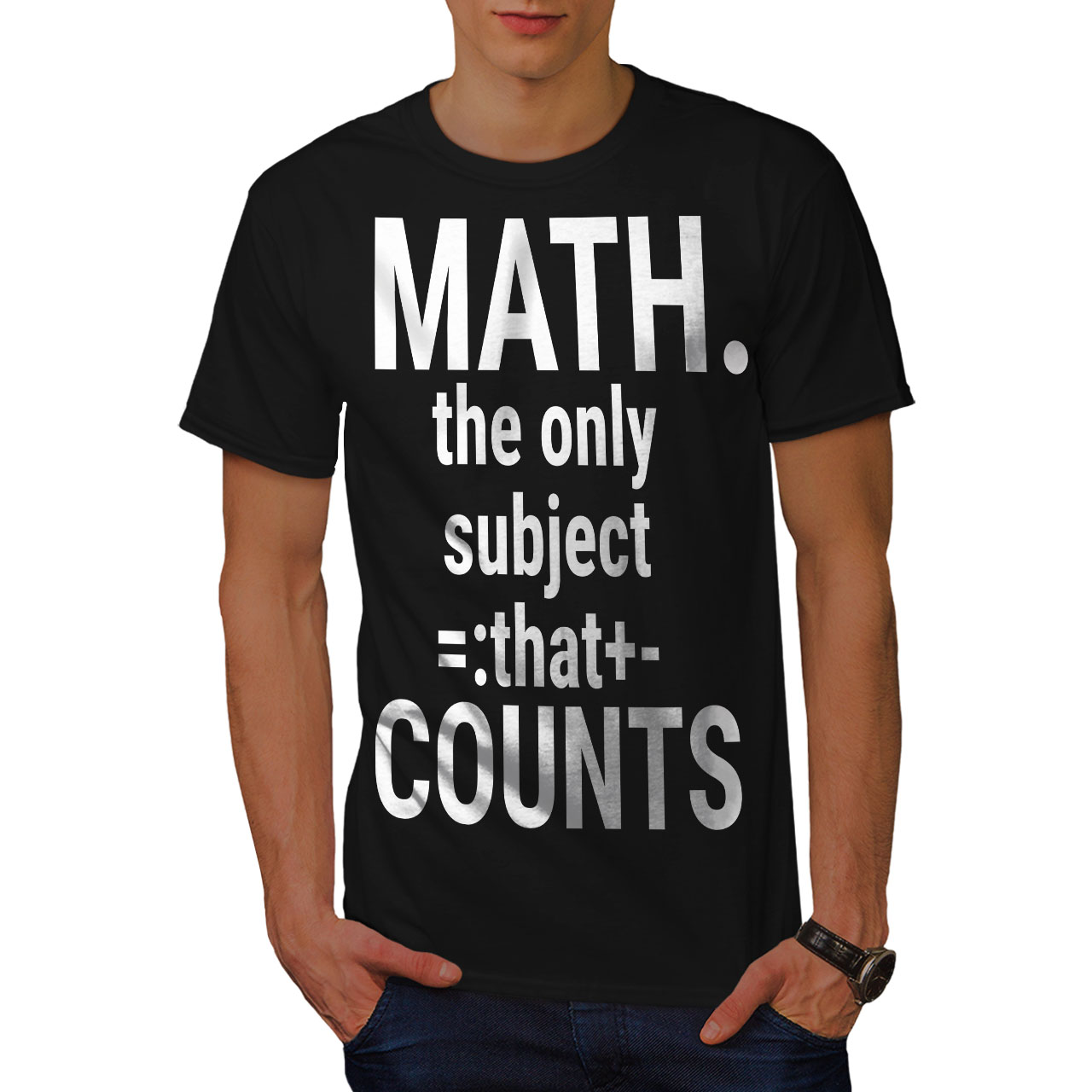 Wellcoda Math Slogan Mens T-shirt, Funny Quote Graphic Design Printed ...