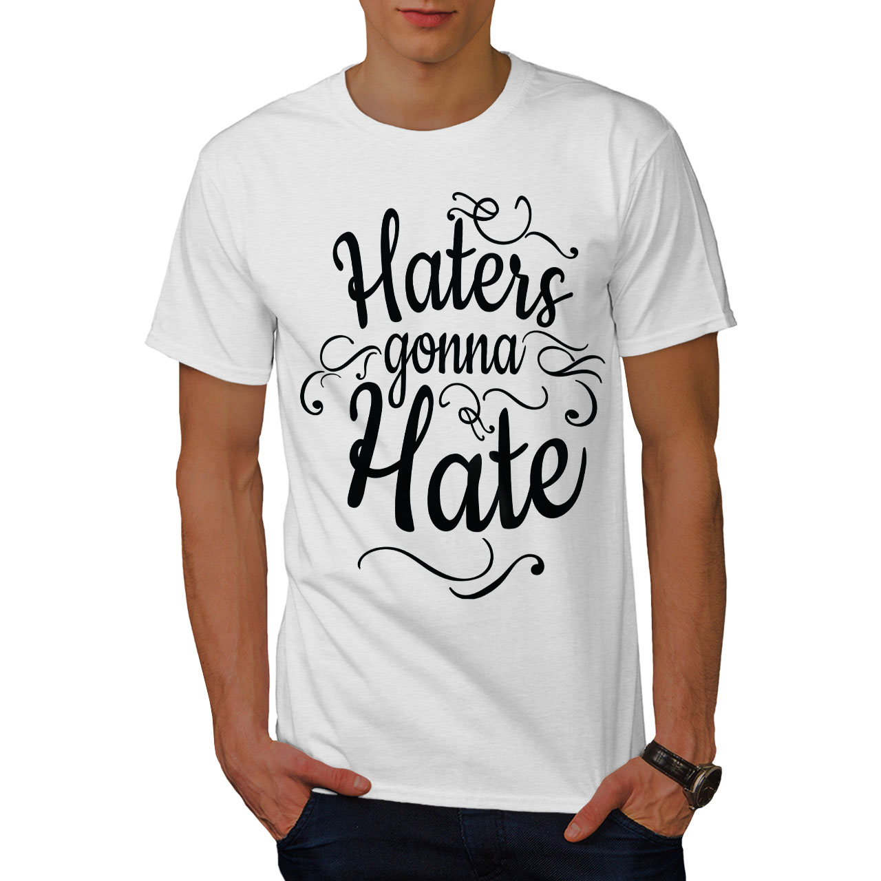 this was the only shirt i had with no on it
