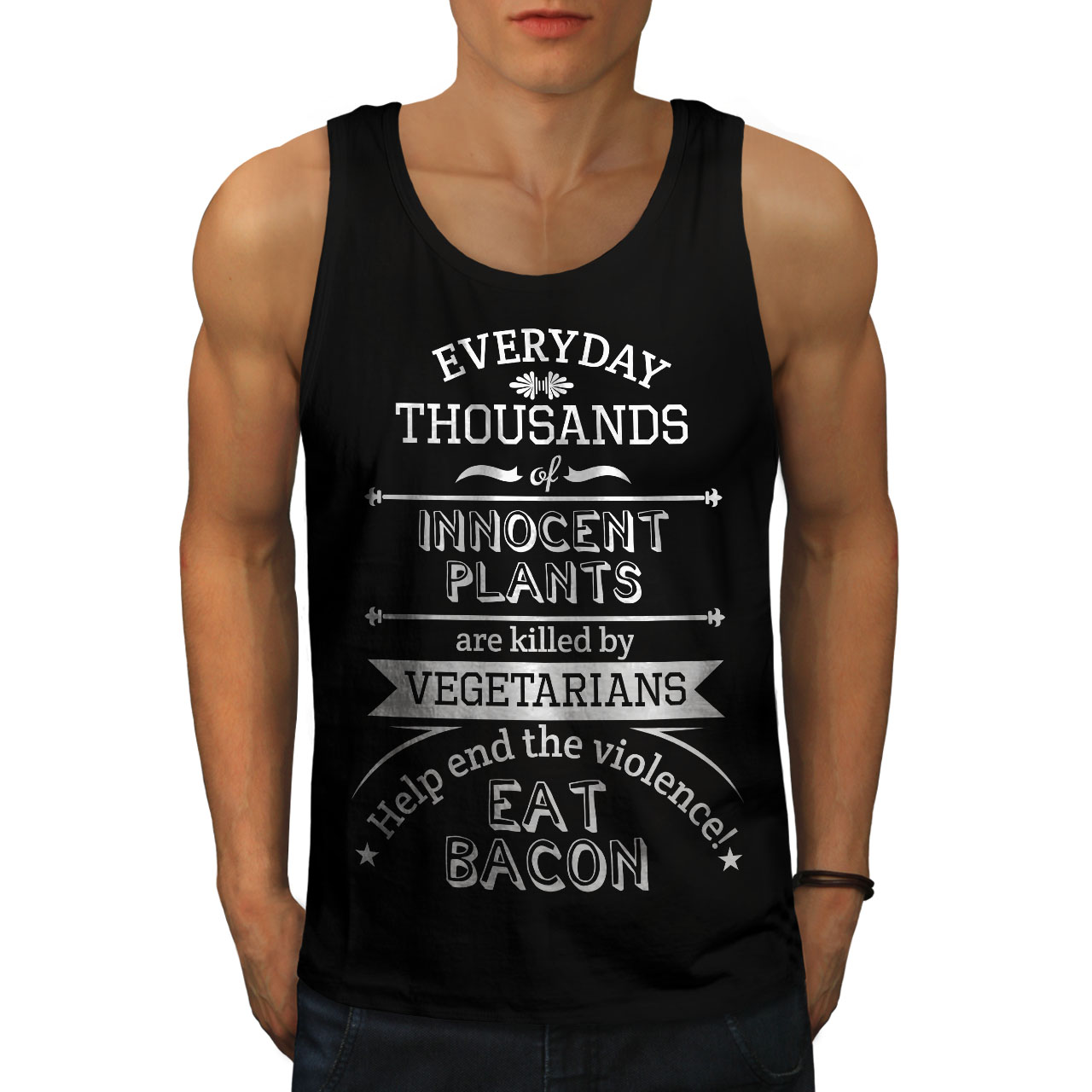 Quote Casual Jumper wellcoda Too Much Bacon Mens Sweatshirt
