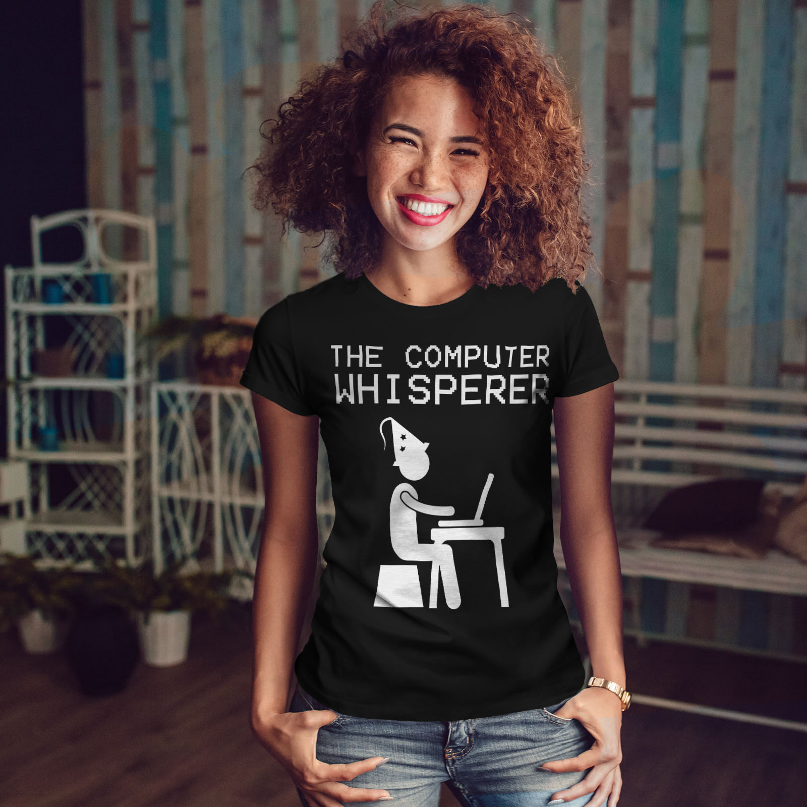 Wellcoda Programmer Womens T-shirt, Funny Slogan Casual Design Printed Tee