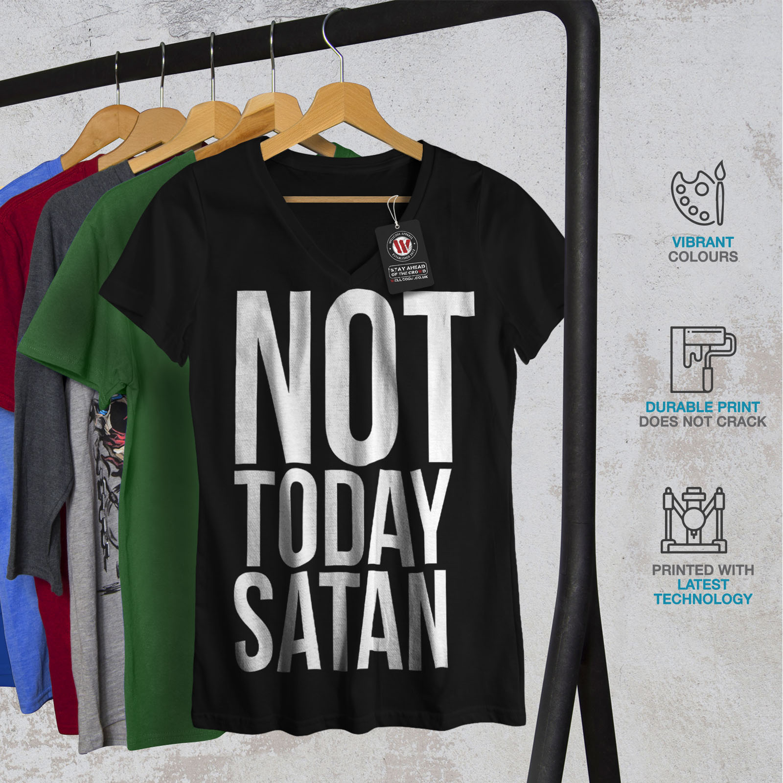 not today satan shirt uk