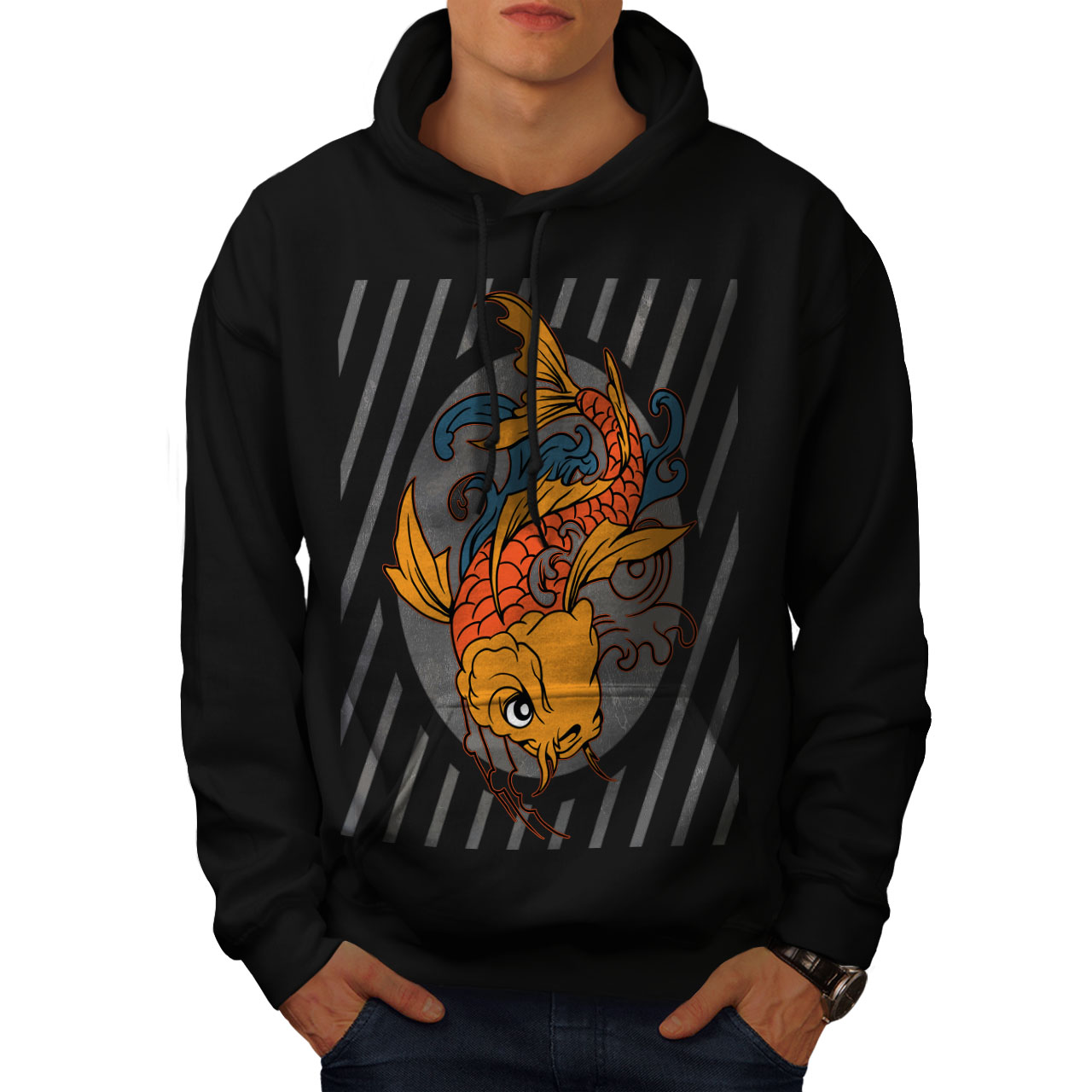 fish neck hoodie