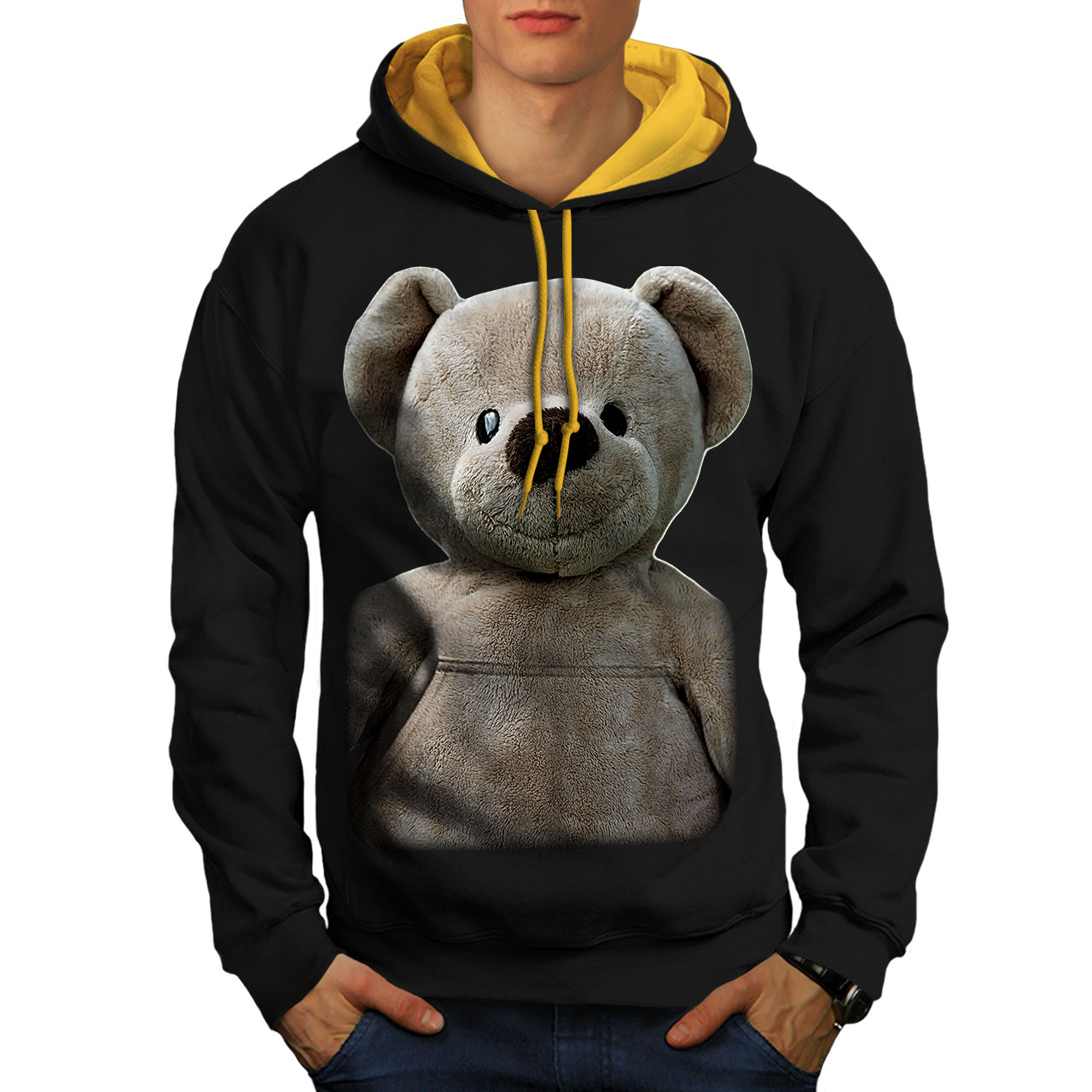 mens teddy bear jumper