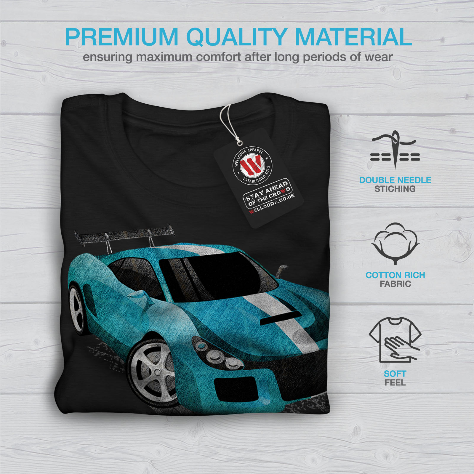 car printed shirts