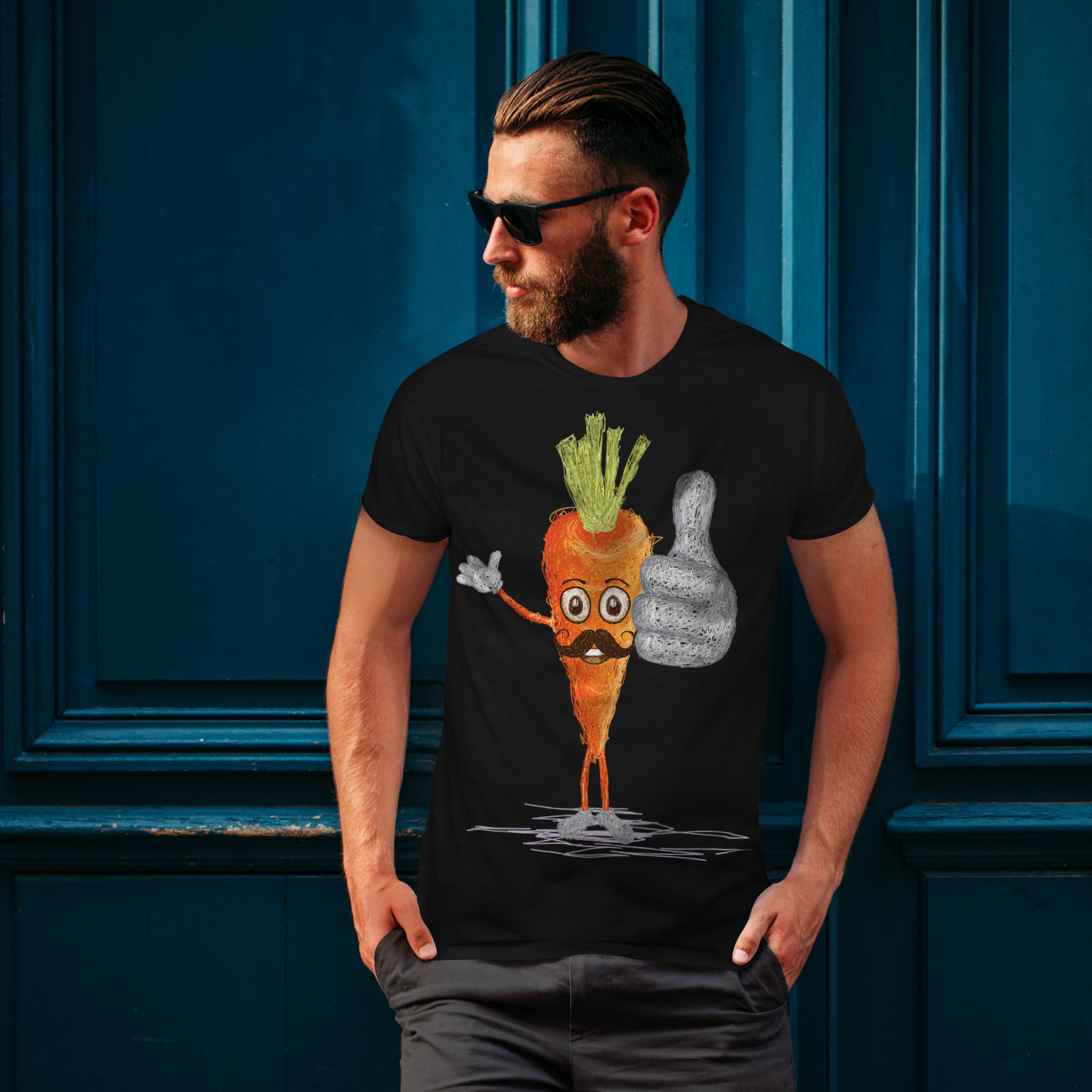 flaming carrot t shirt