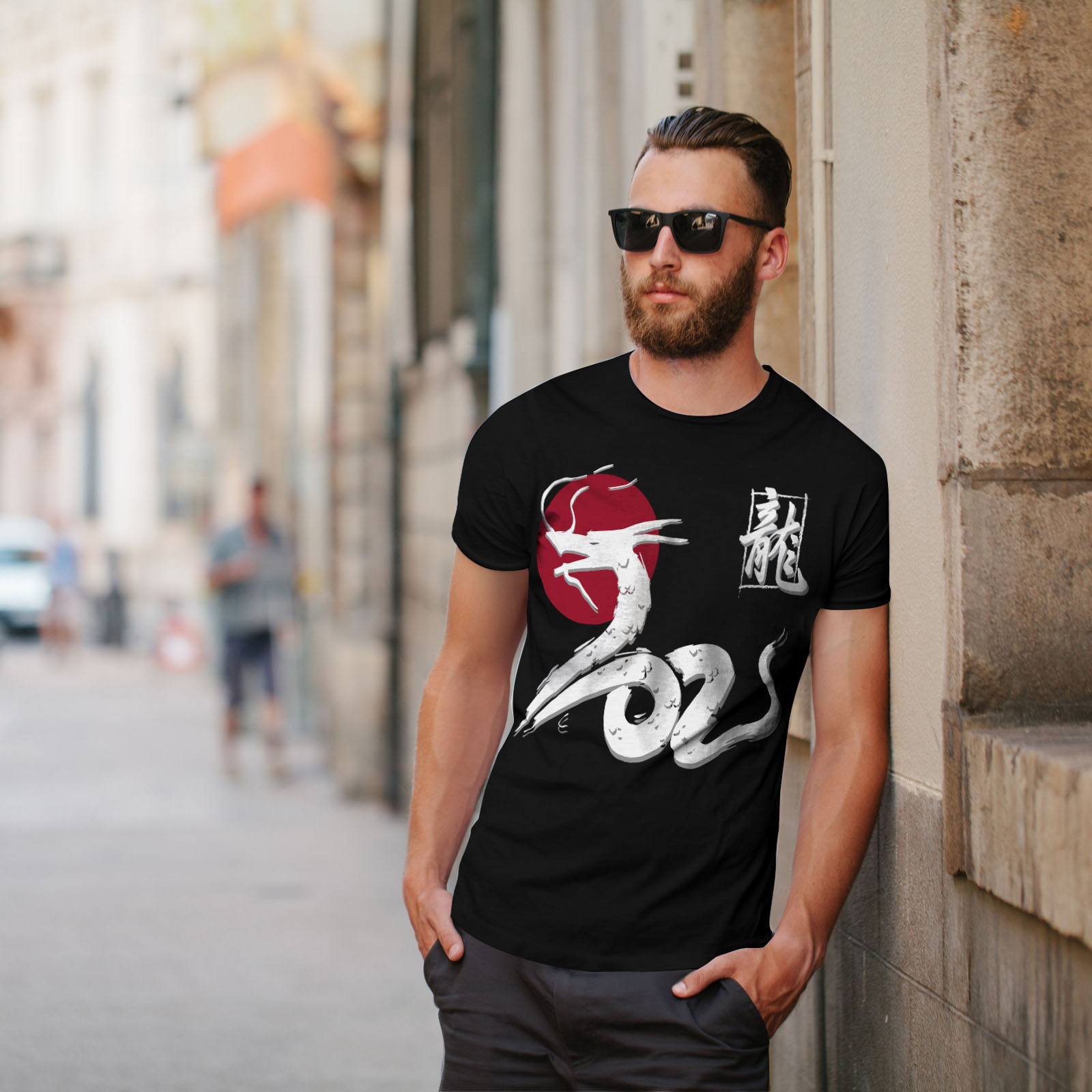 Tee shirt sale oriental homme