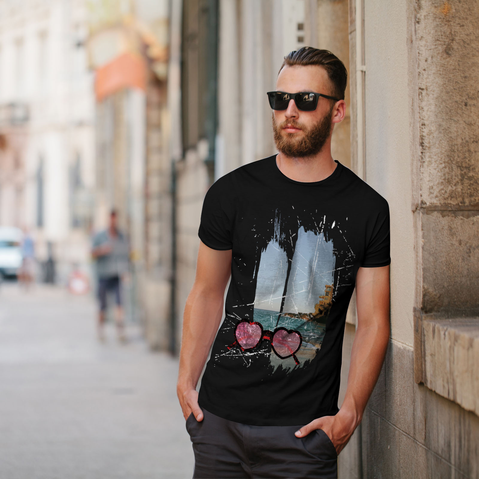 mens holiday graphic tee