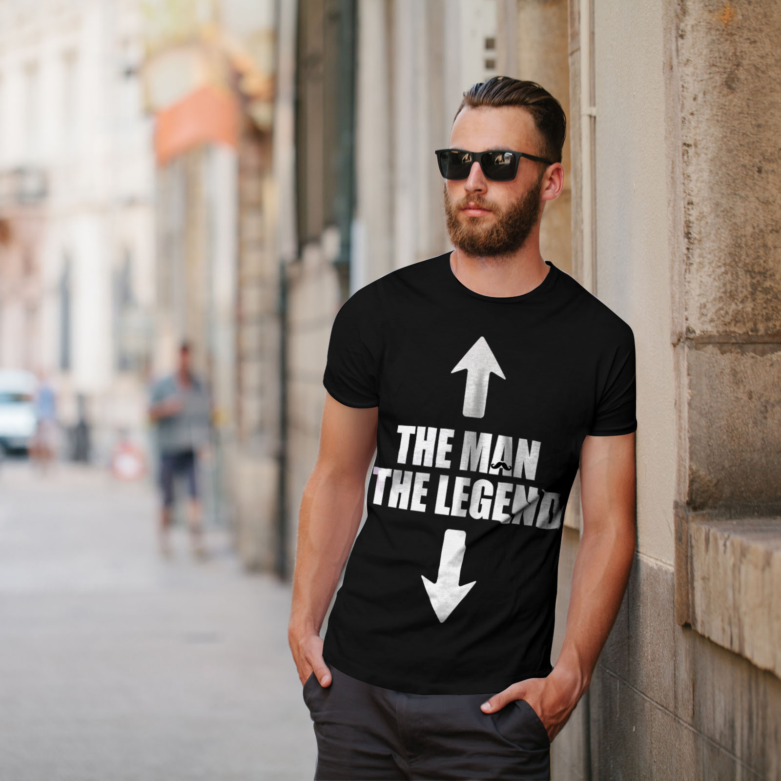 Wellcoda Legend Cooler Witz Lustiges Herren T Shirt Lustiges Grafisches Design Bedrucktes T