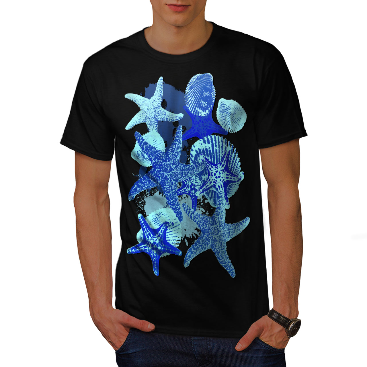 sea green colour t shirt