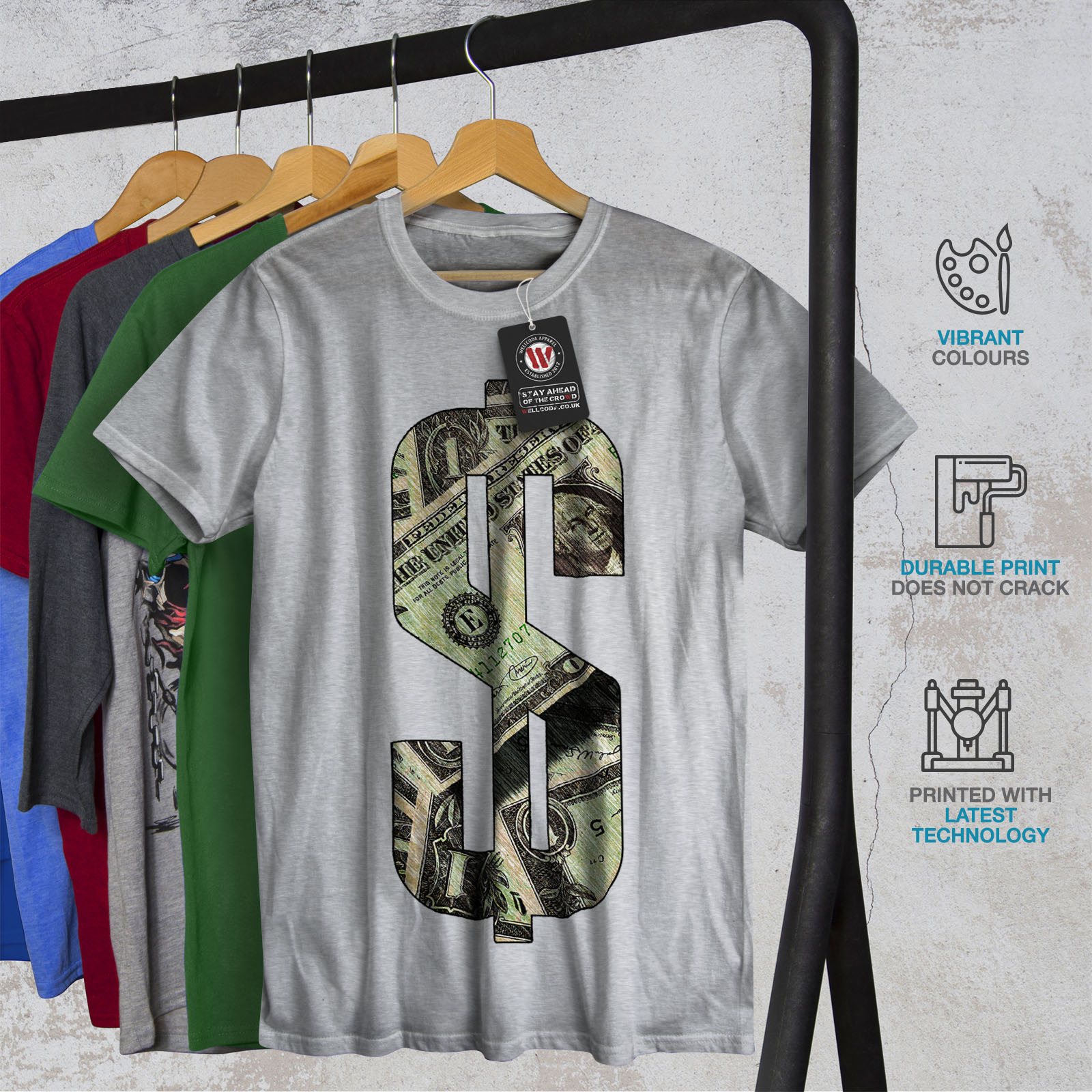 money t shirt black